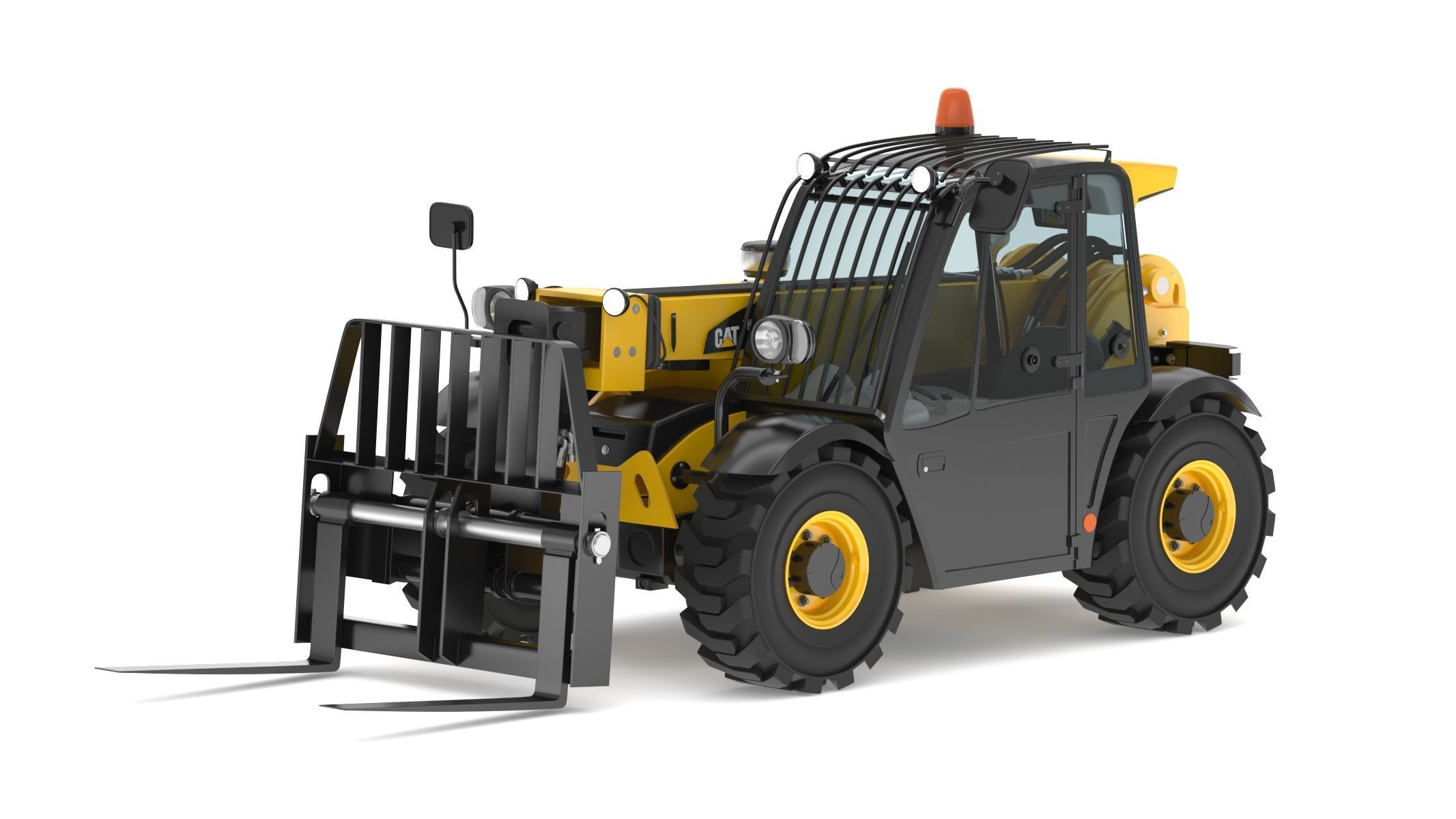 CAT Telehandlers TH255C 3D model_7