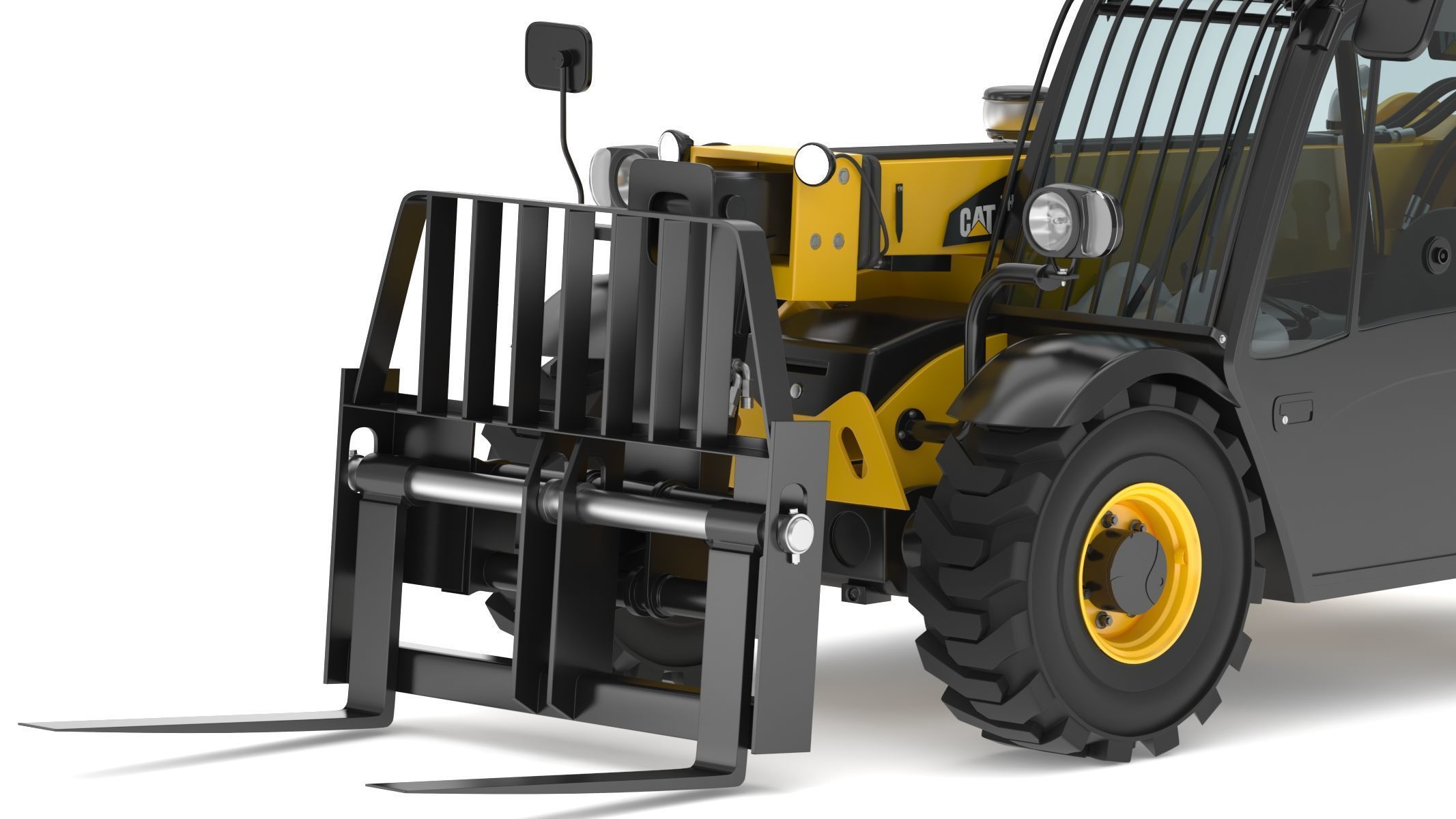 CAT Telehandlers TH255C 3D model_17