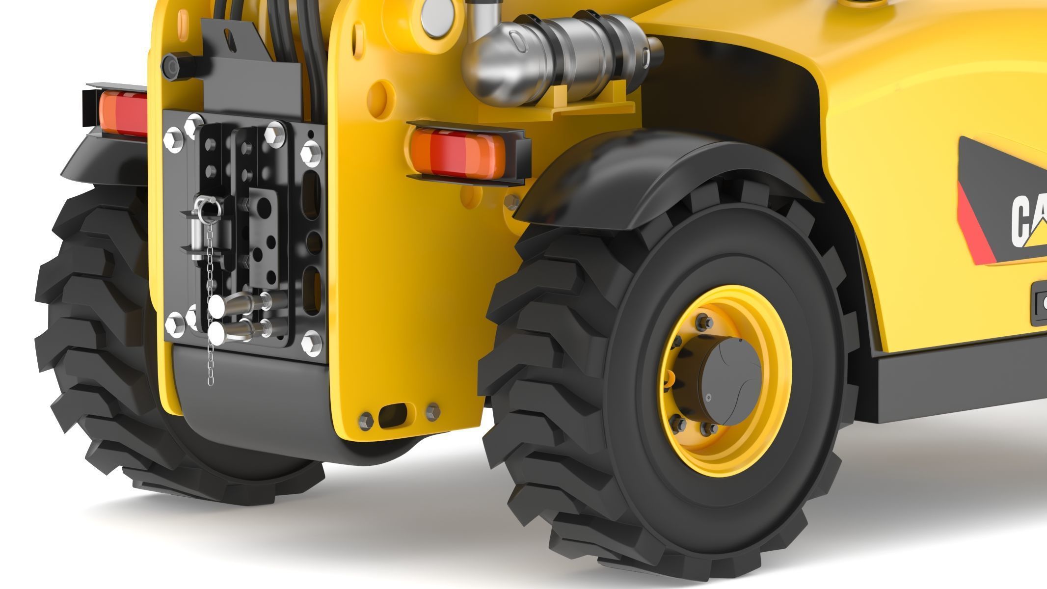 CAT Telehandlers TH255C 3D model_13