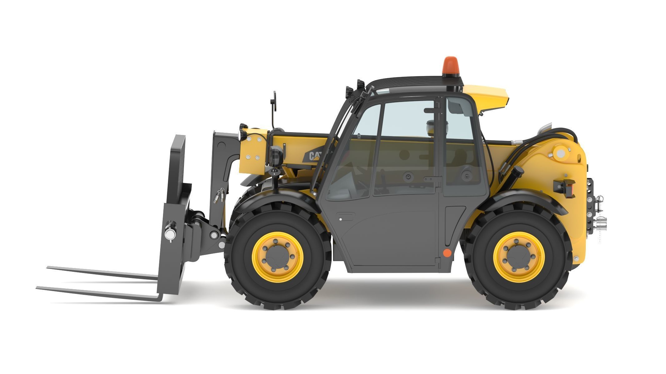 CAT Telehandlers TH255C 3D model_6