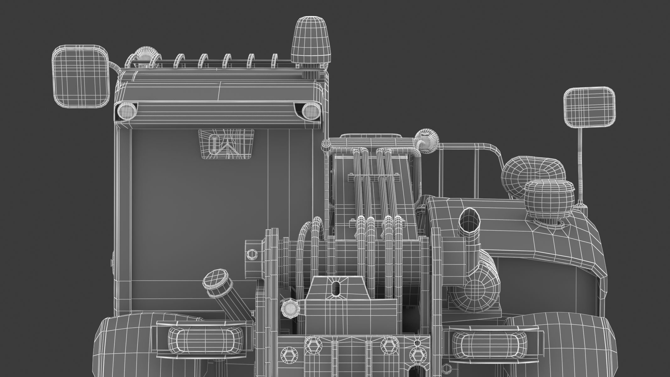 CAT Telehandlers TH255C 3D model_36