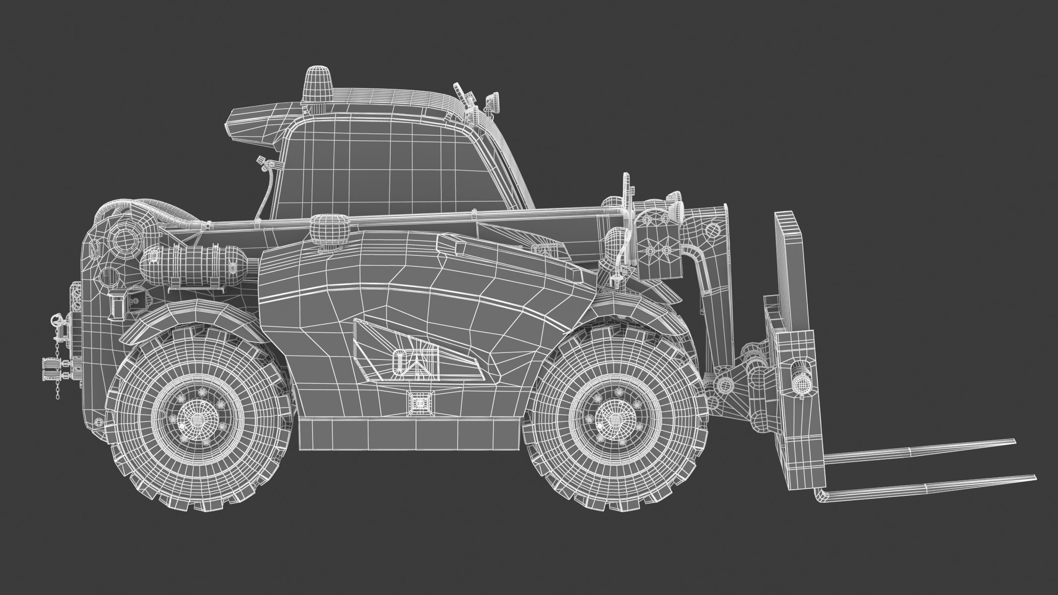 CAT Telehandlers TH255C 3D model_24