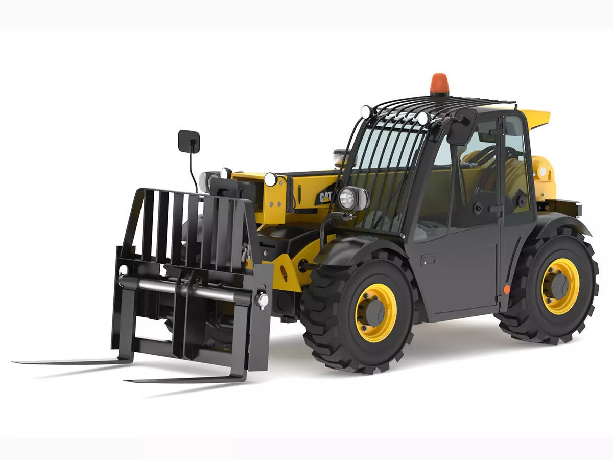 CAT Telehandlers TH255C 3D model_0
