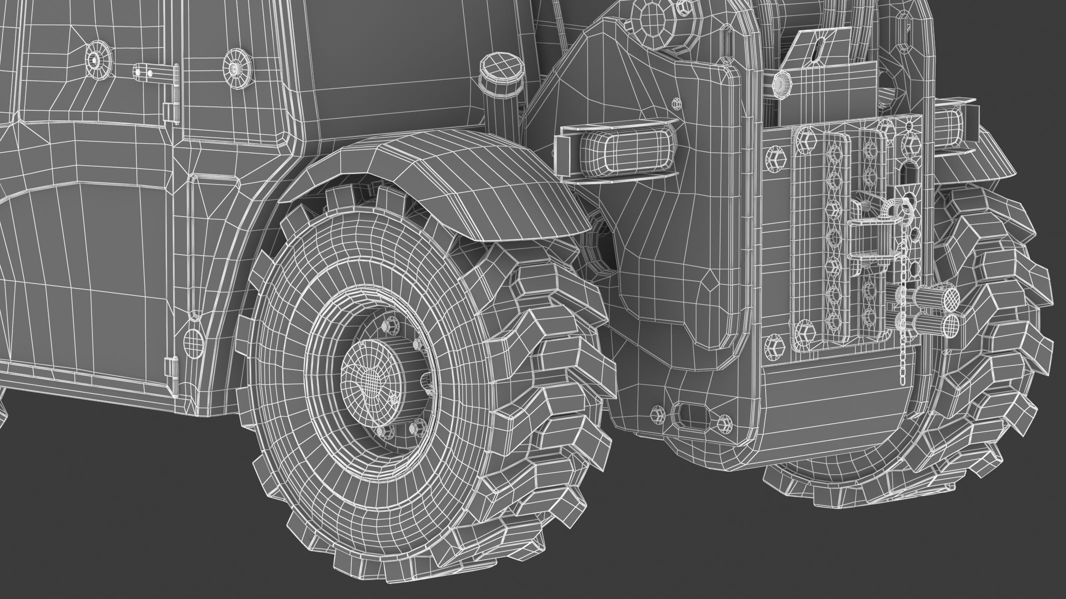 CAT Telehandlers TH255C 3D model_37