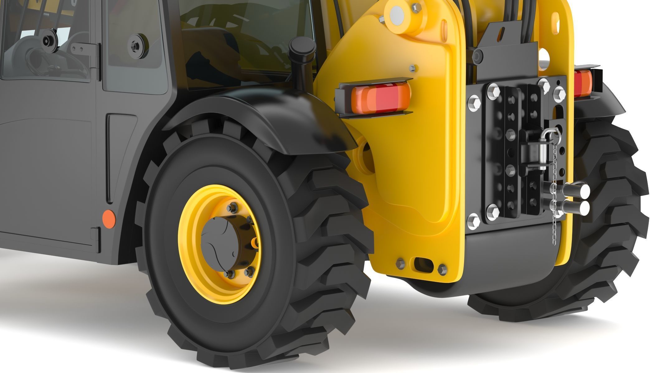 CAT Telehandlers TH255C 3D model_15