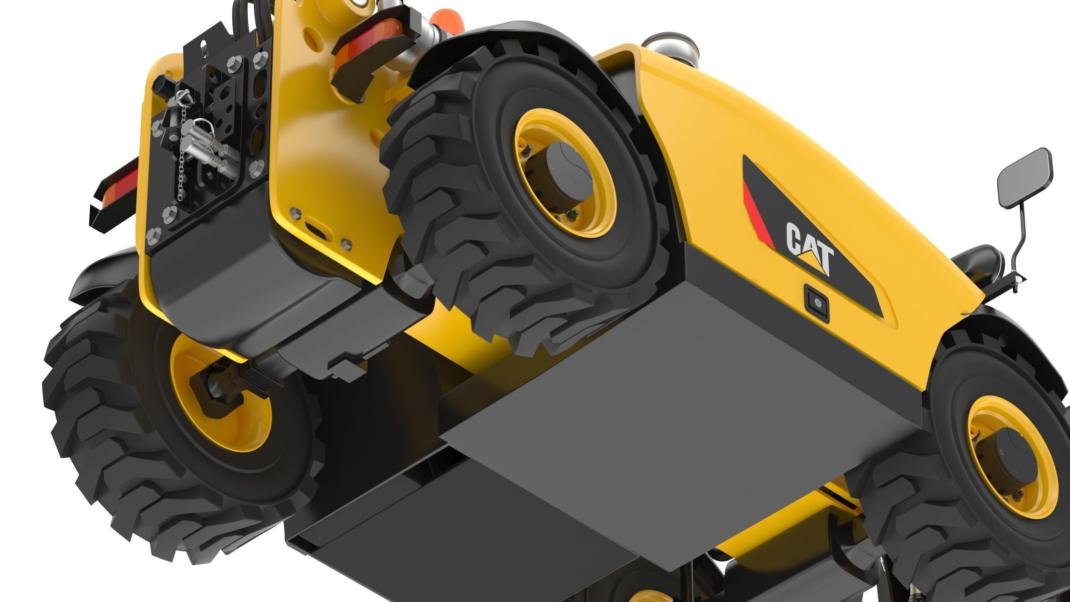 CAT Telehandlers TH255C 3D model_21