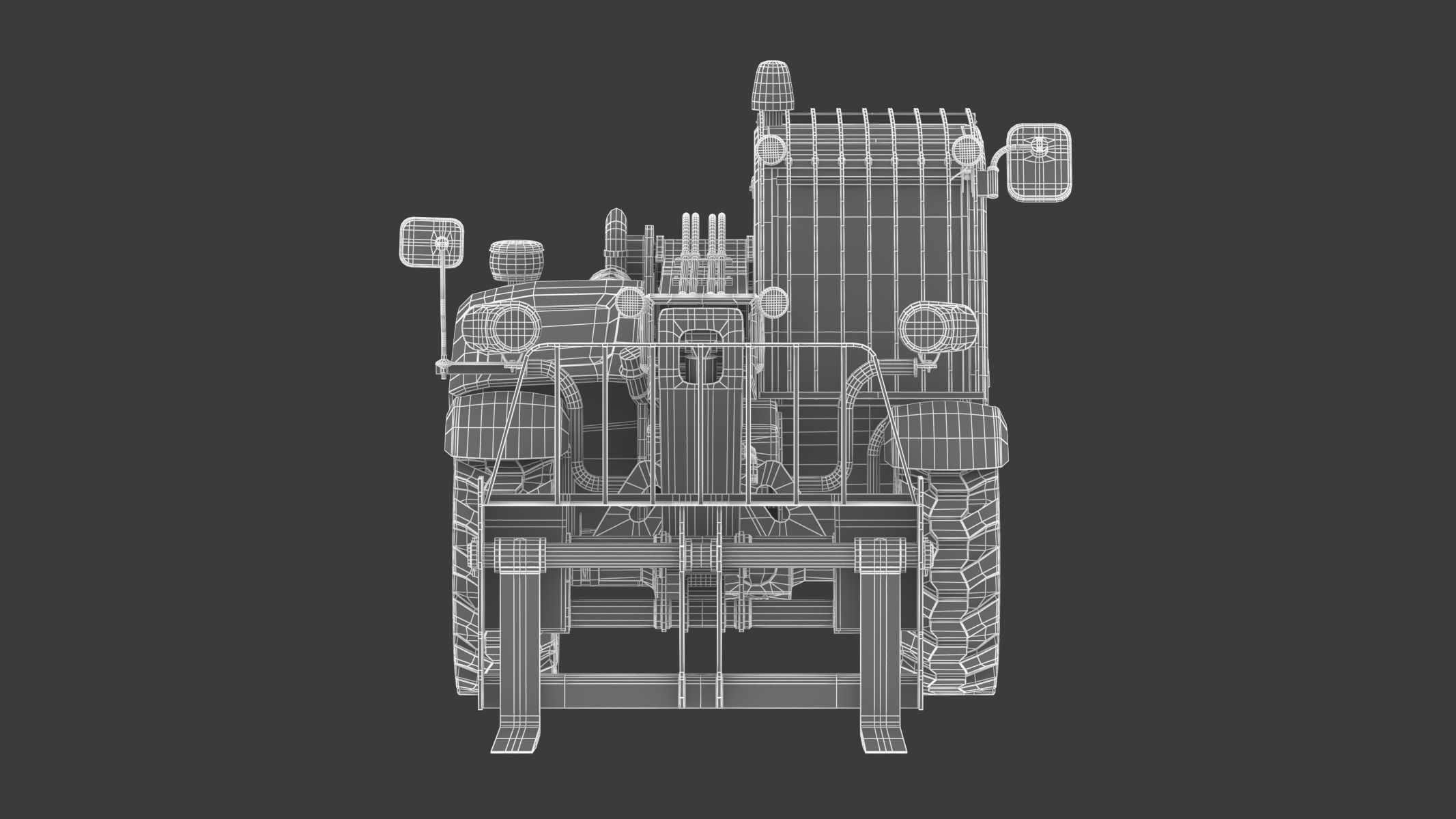 CAT Telehandlers TH255C 3D model_30