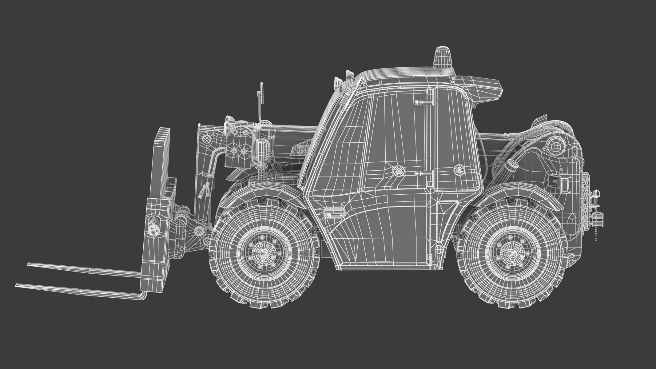 CAT Telehandlers TH255C 3D model_28