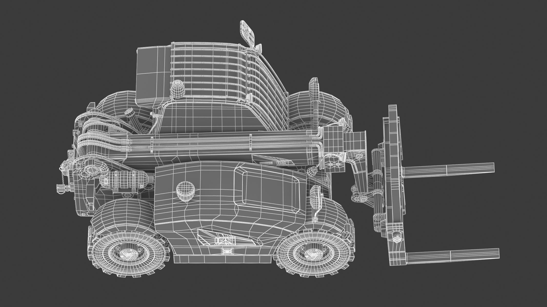 CAT Telehandlers TH255C 3D model_32