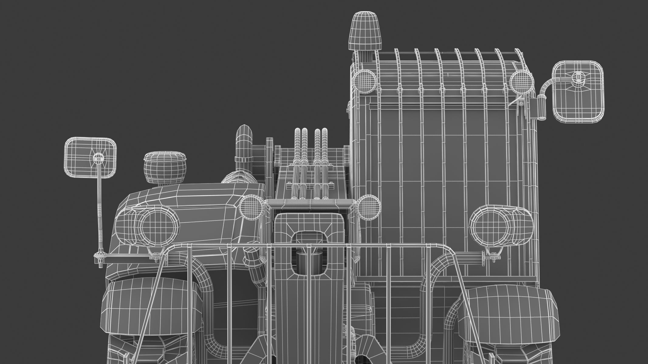 CAT Telehandlers TH255C 3D model_40