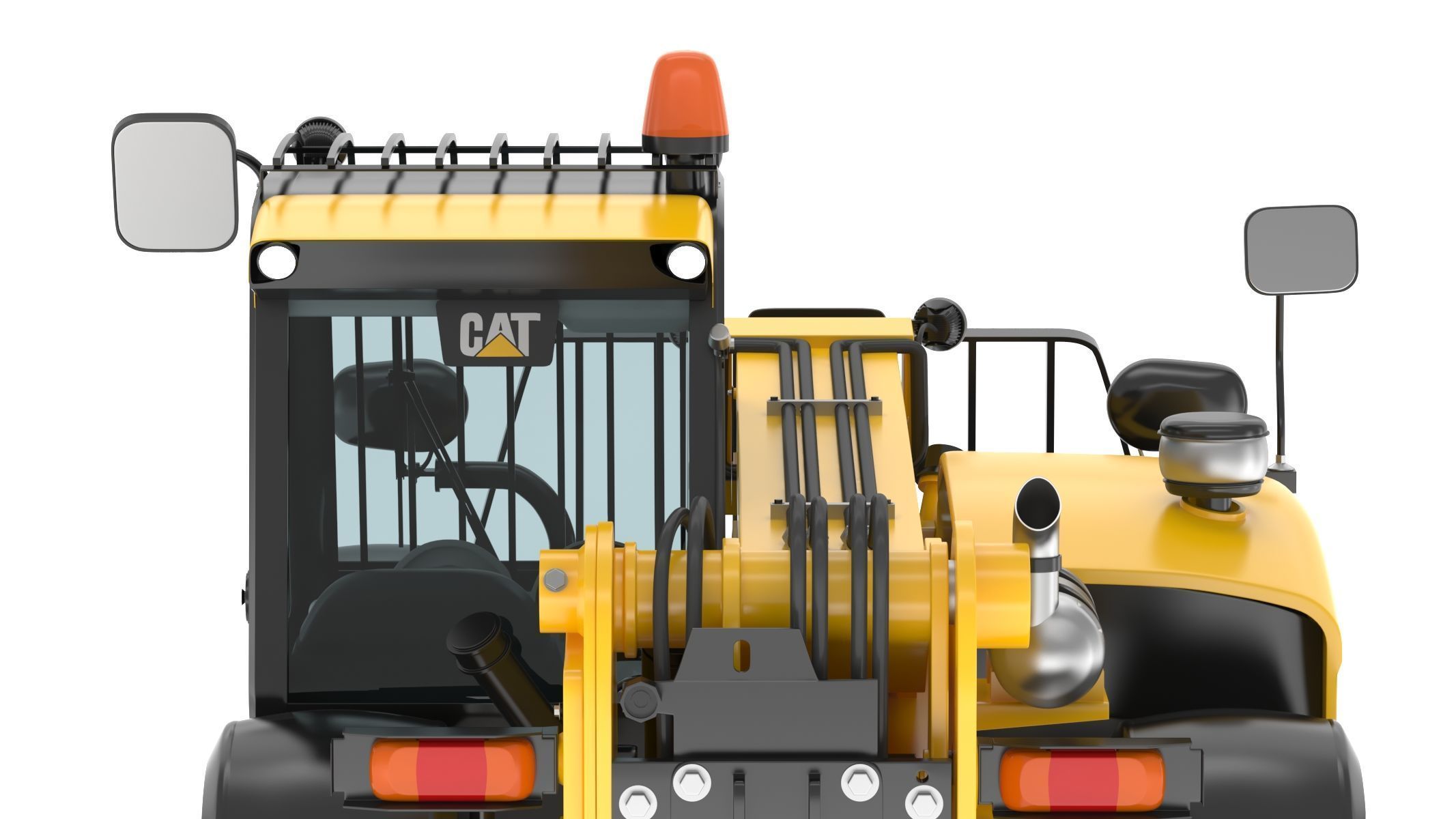 CAT Telehandlers TH255C 3D model_14