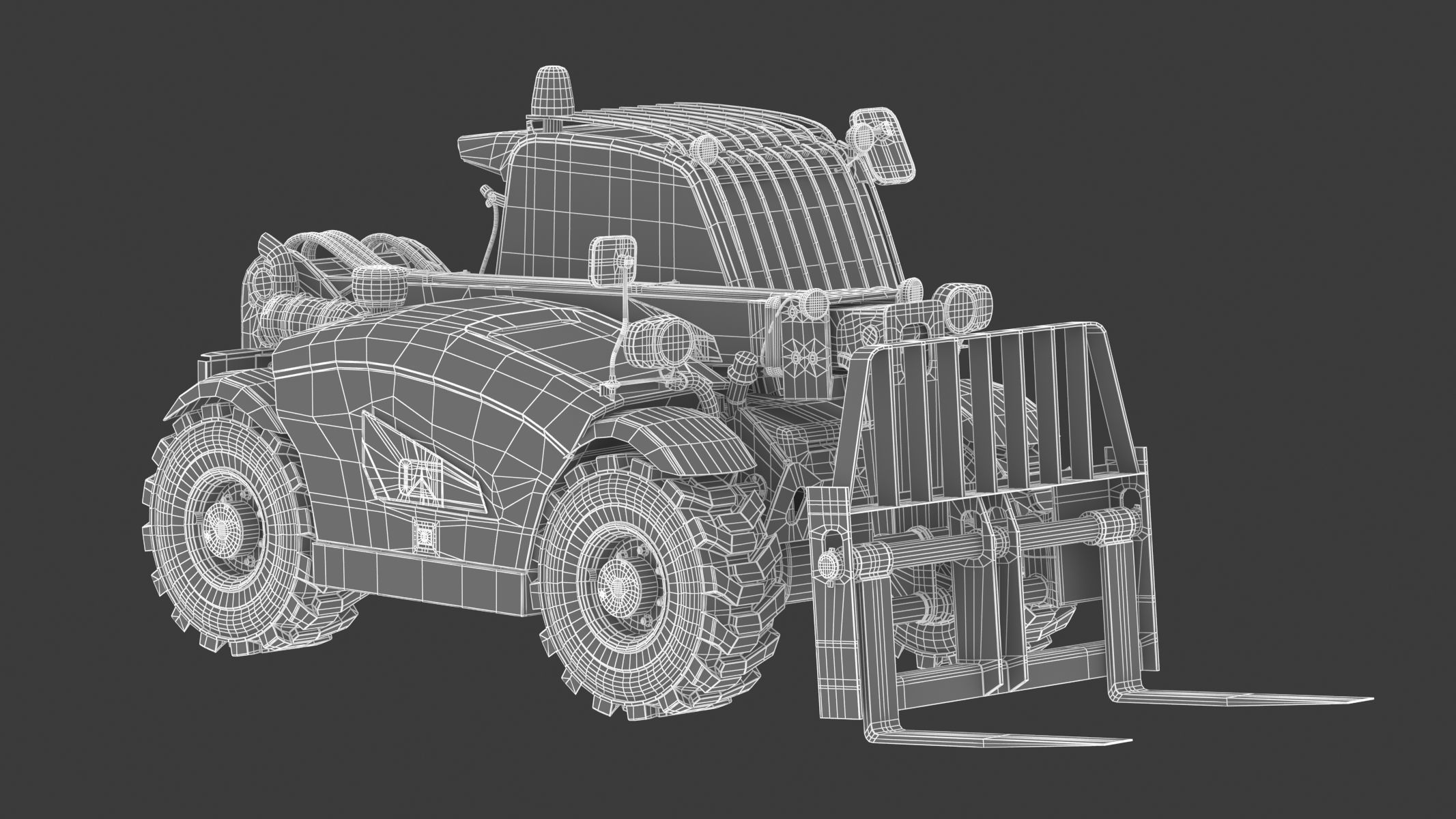 CAT Telehandlers TH255C 3D model_31