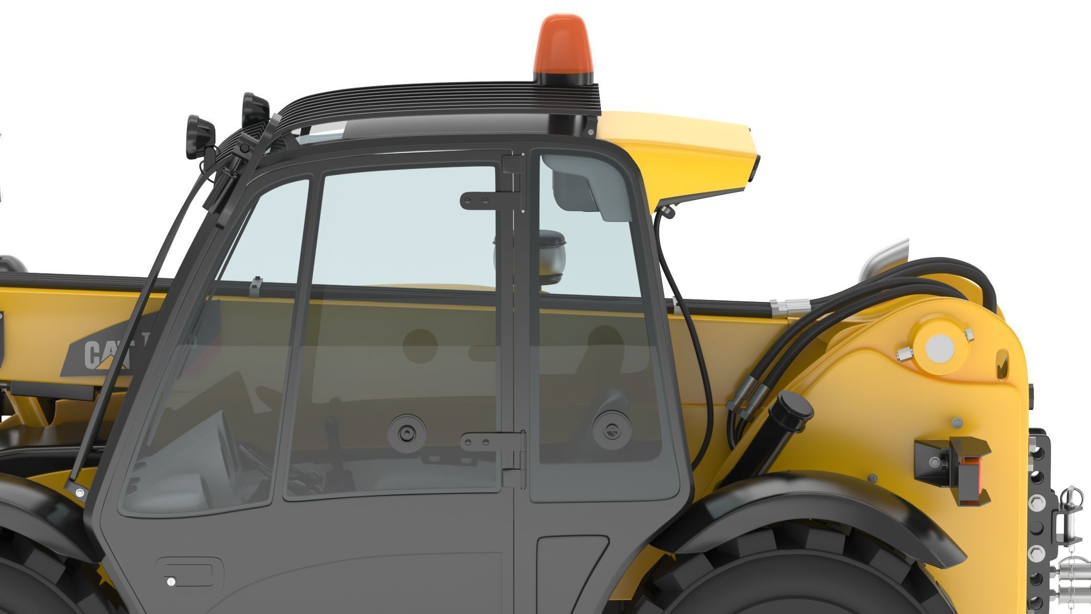 CAT Telehandlers TH255C 3D model_16