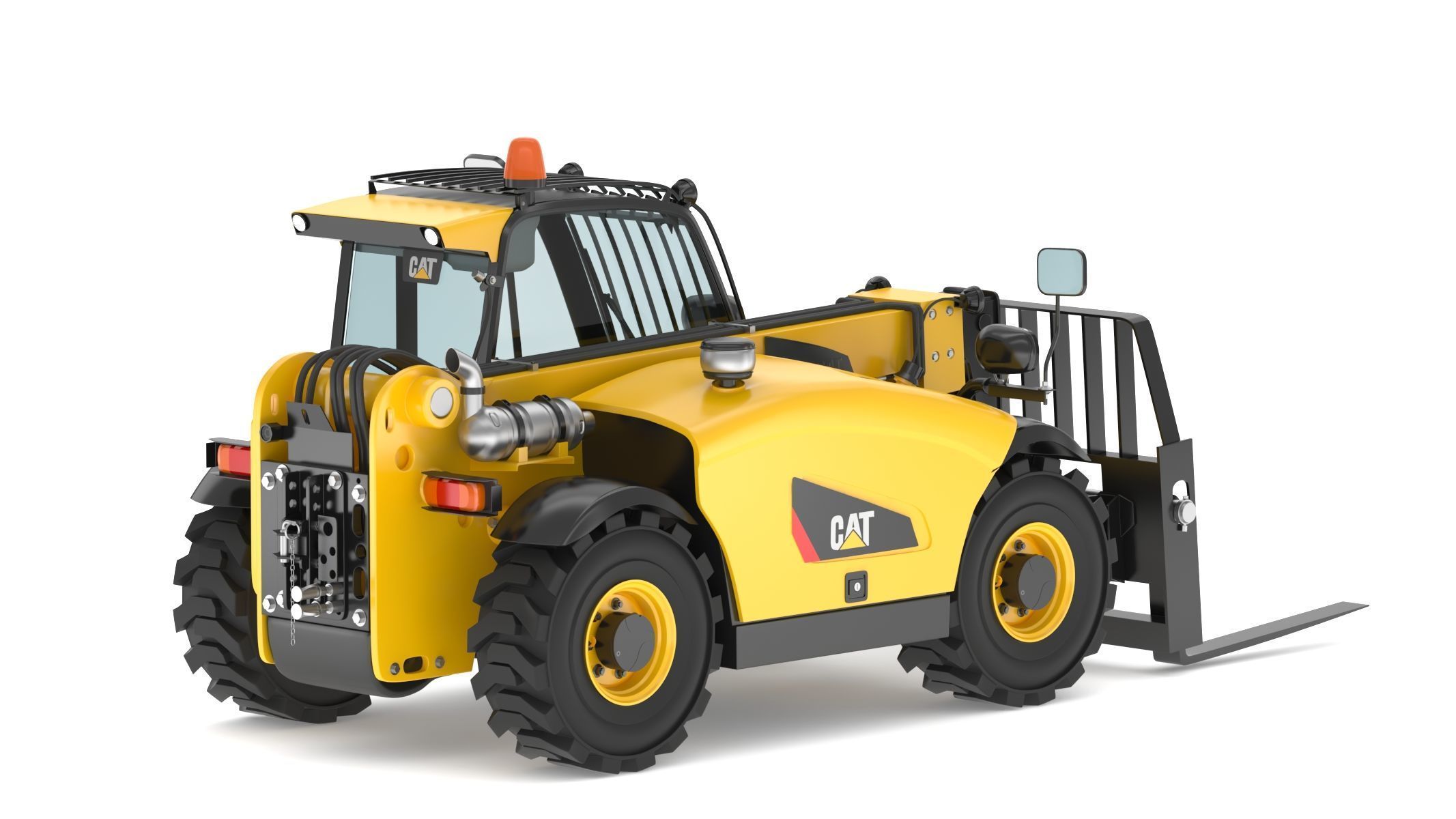 CAT Telehandlers TH255C 3D model_3