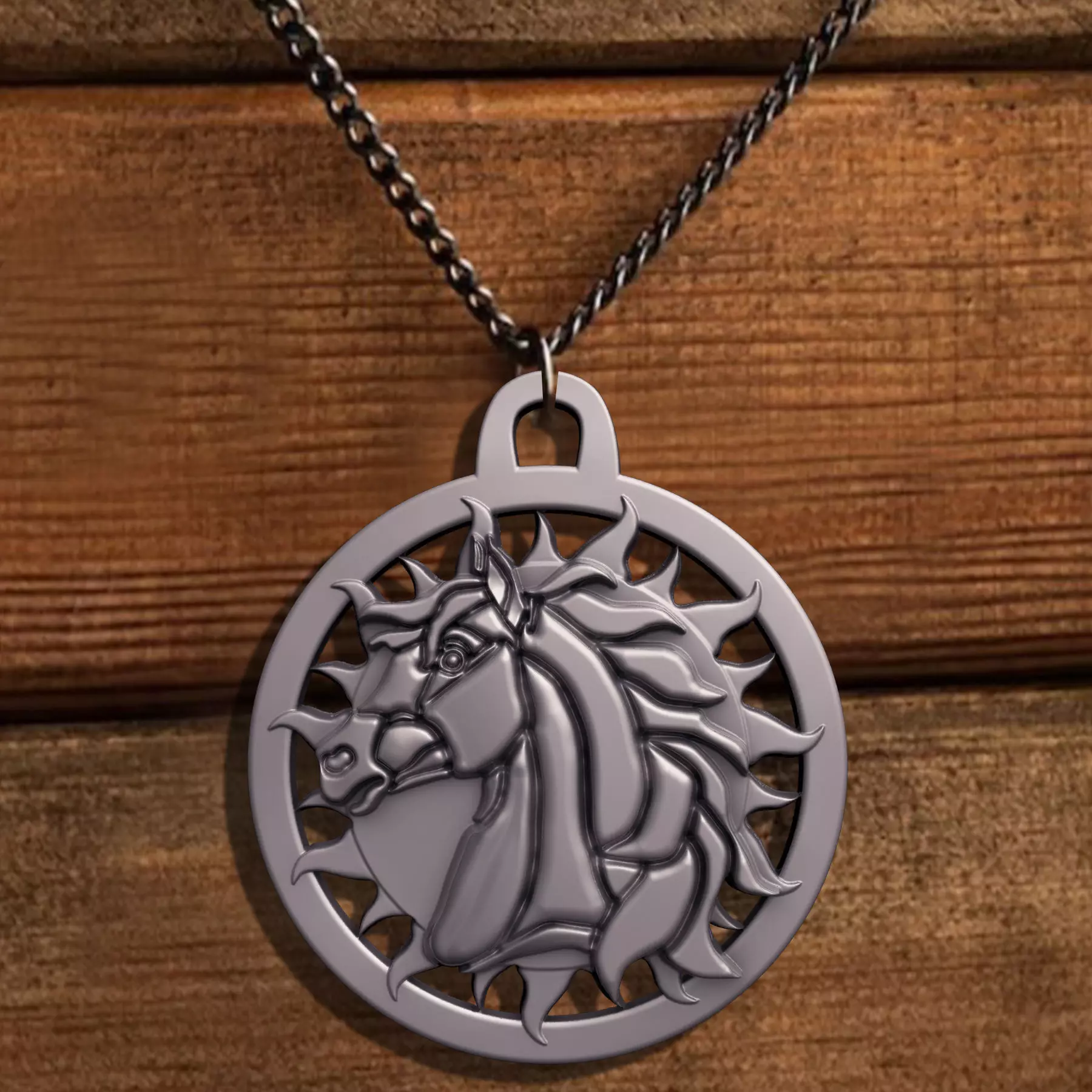 HORSE JEWELRY PENDANT M02 3D print model