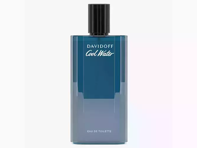 Davidoff Cool Water 125ml Perfume 3D model