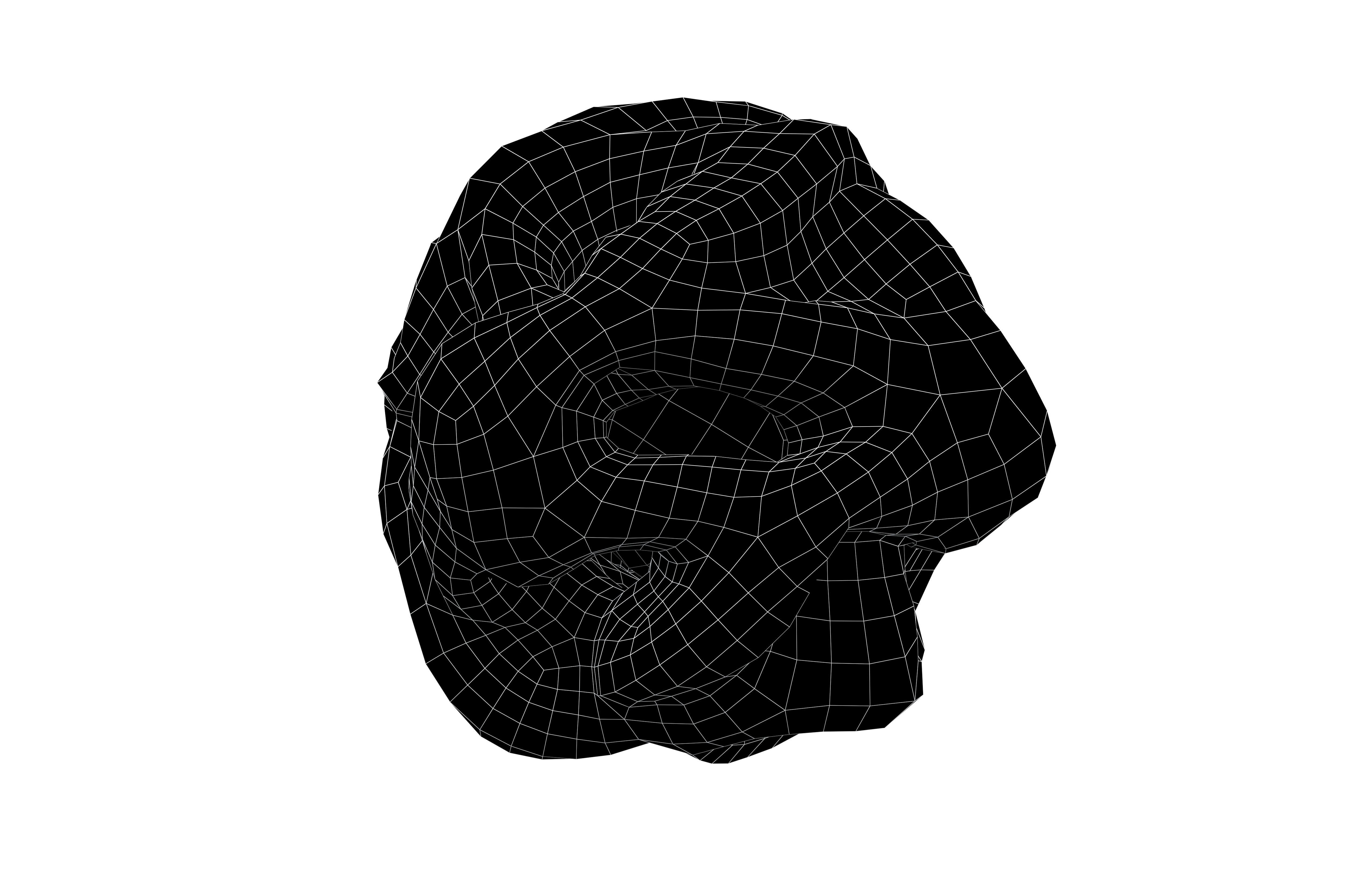 Abstract Shape v18 005 Low-poly 3D model_5