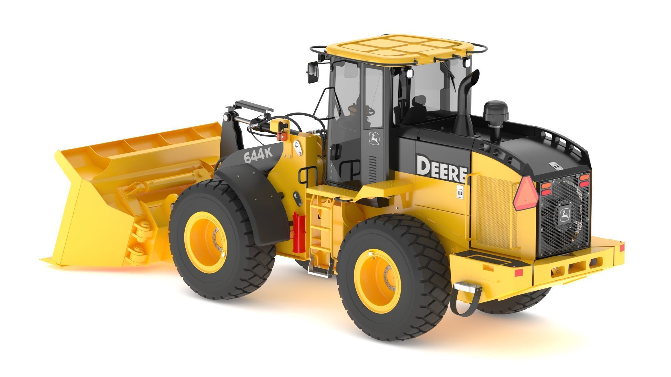 John Deere 644K Loader With WL-SDB Bucket 3D model_16