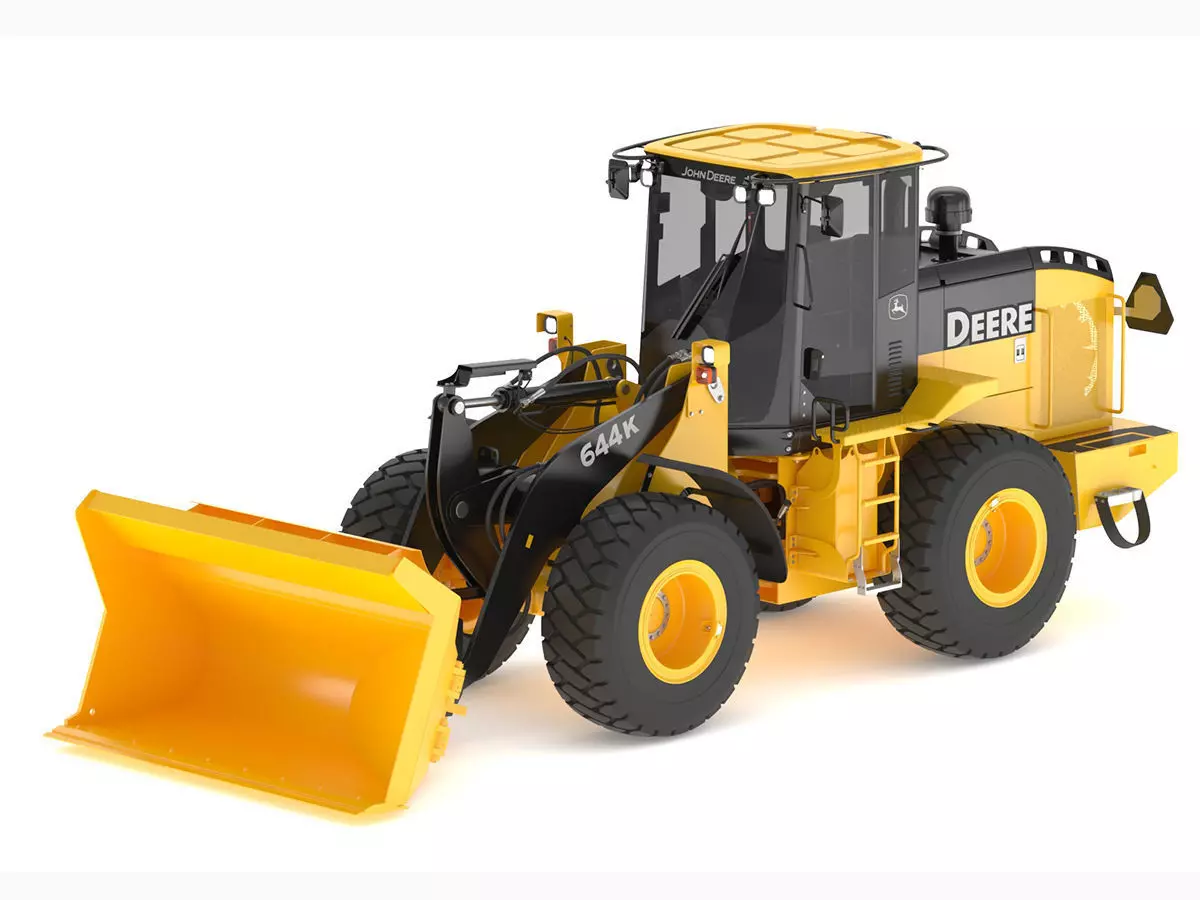 John Deere 644K Loader With WL-SDB Bucket 3D model_0