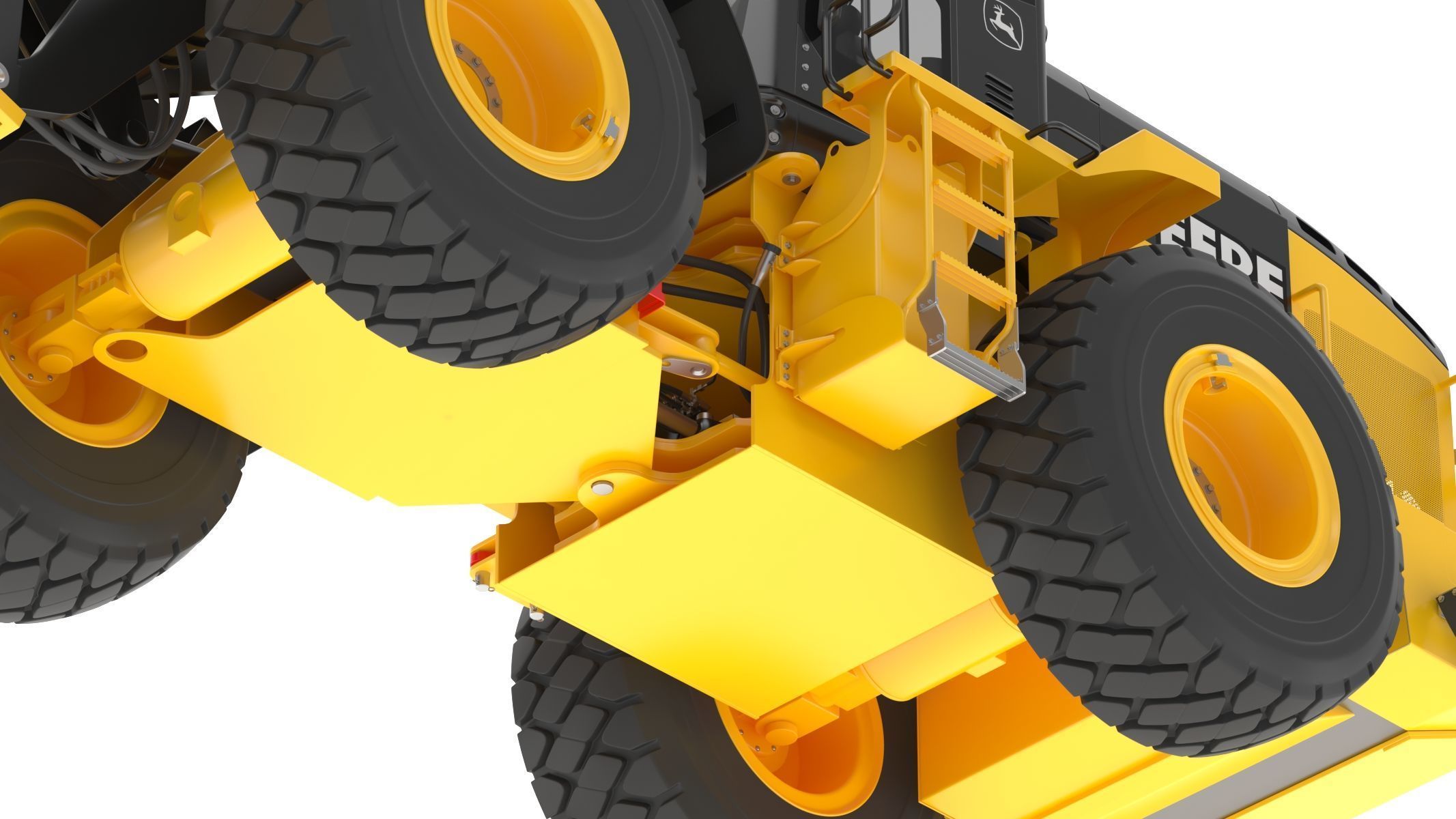 John Deere 644K Loader With WL-SDB Bucket 3D model_22