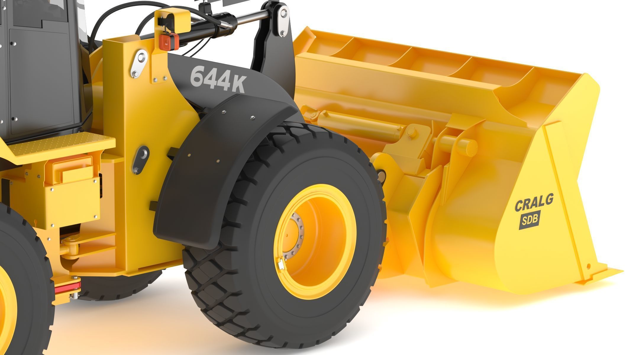 John Deere 644K Loader With WL-SDB Bucket 3D model_17