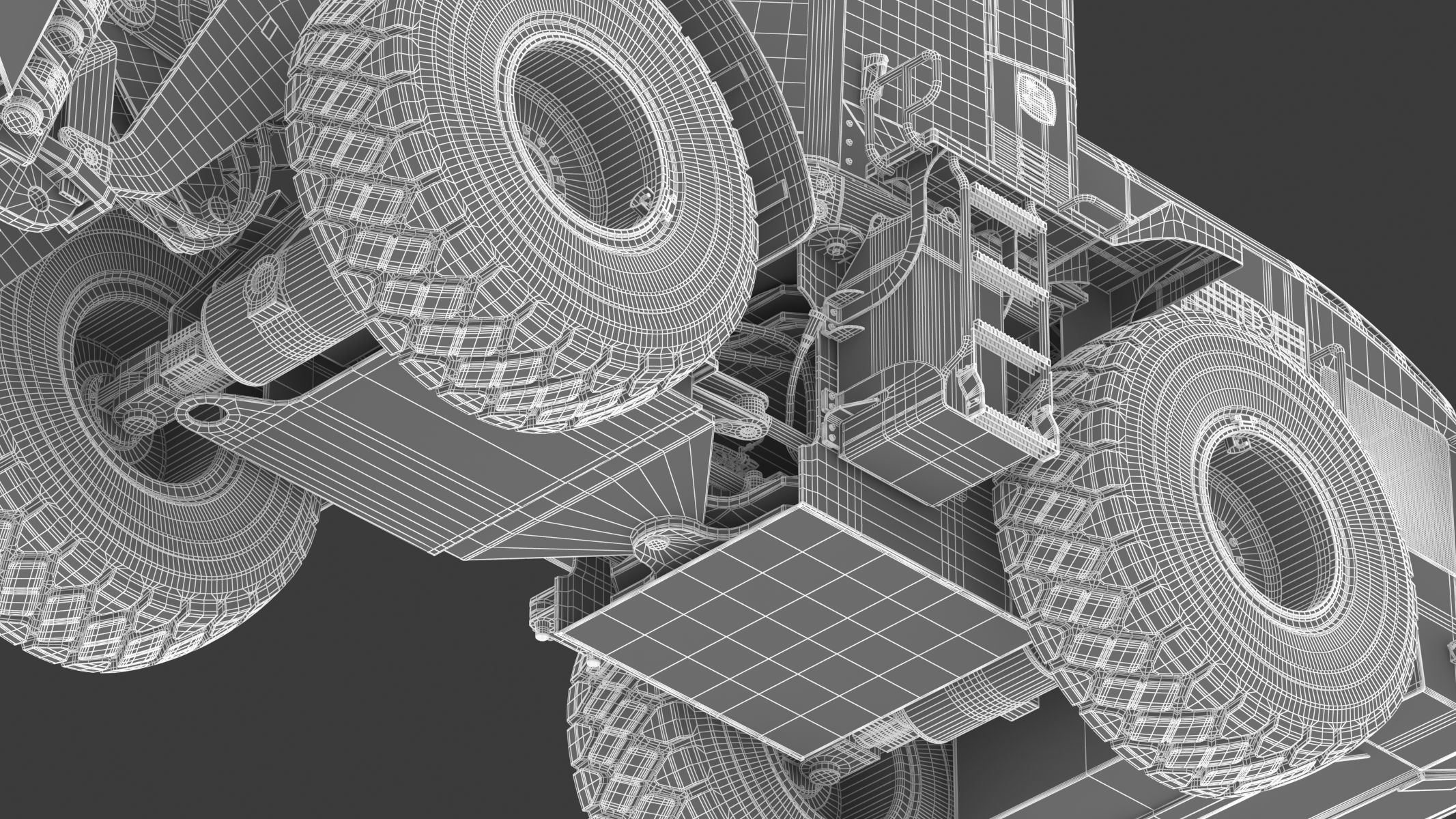John Deere 644K Loader With WL-SDB Bucket 3D model_44