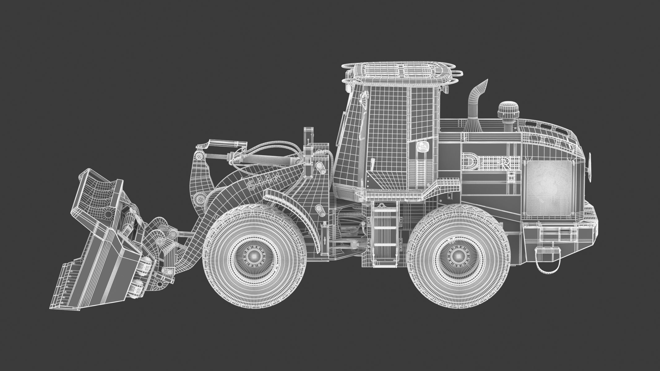 John Deere 644K Loader With WL-SDB Bucket 3D model_24