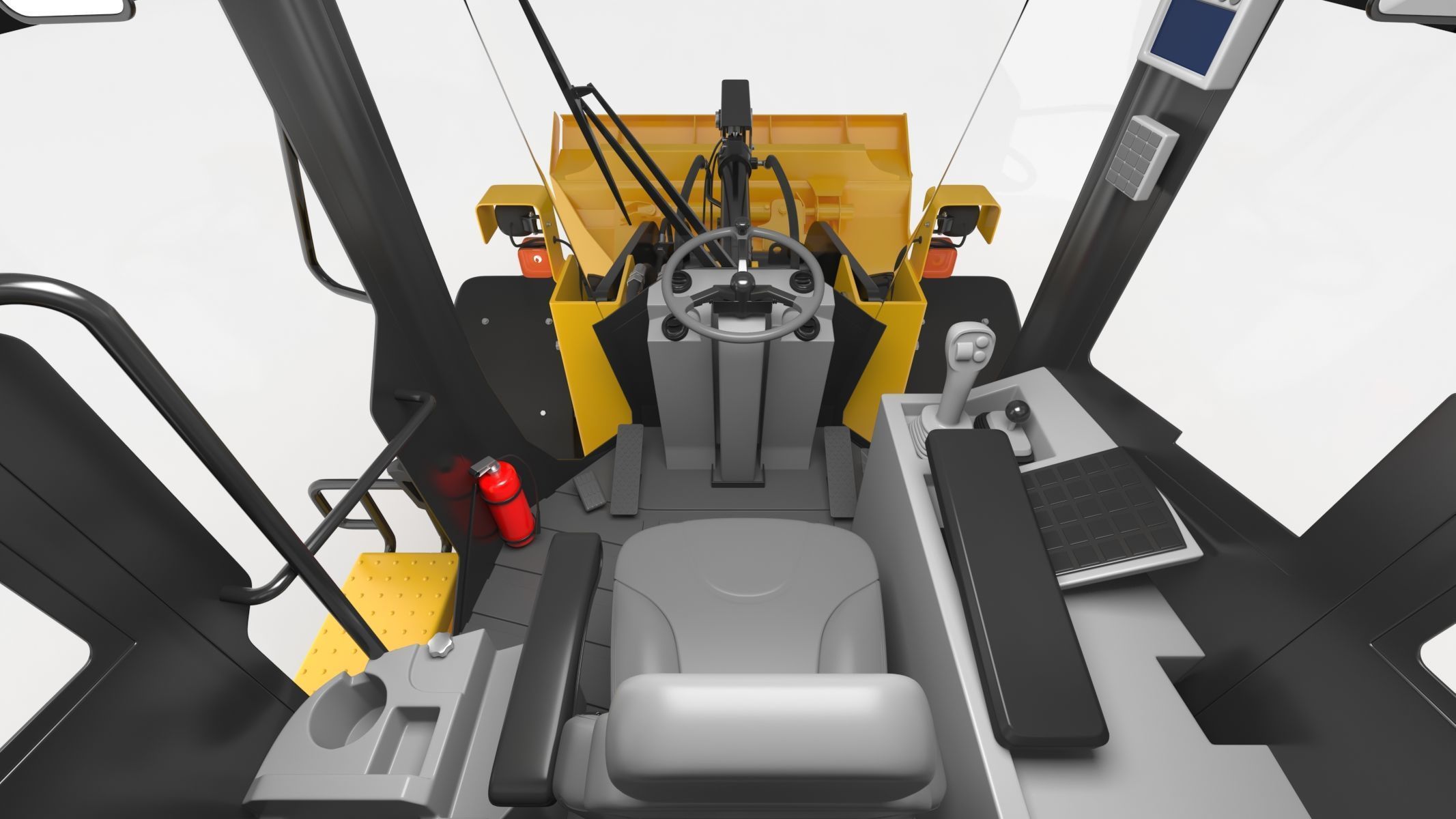 John Deere 644K Loader With WL-SDB Bucket 3D model_18