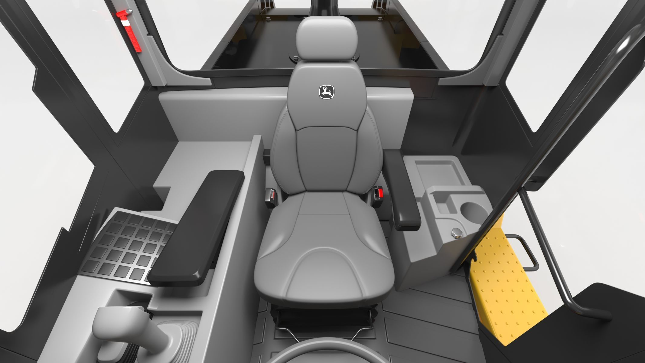 John Deere 644K Loader With WL-SDB Bucket 3D model_12