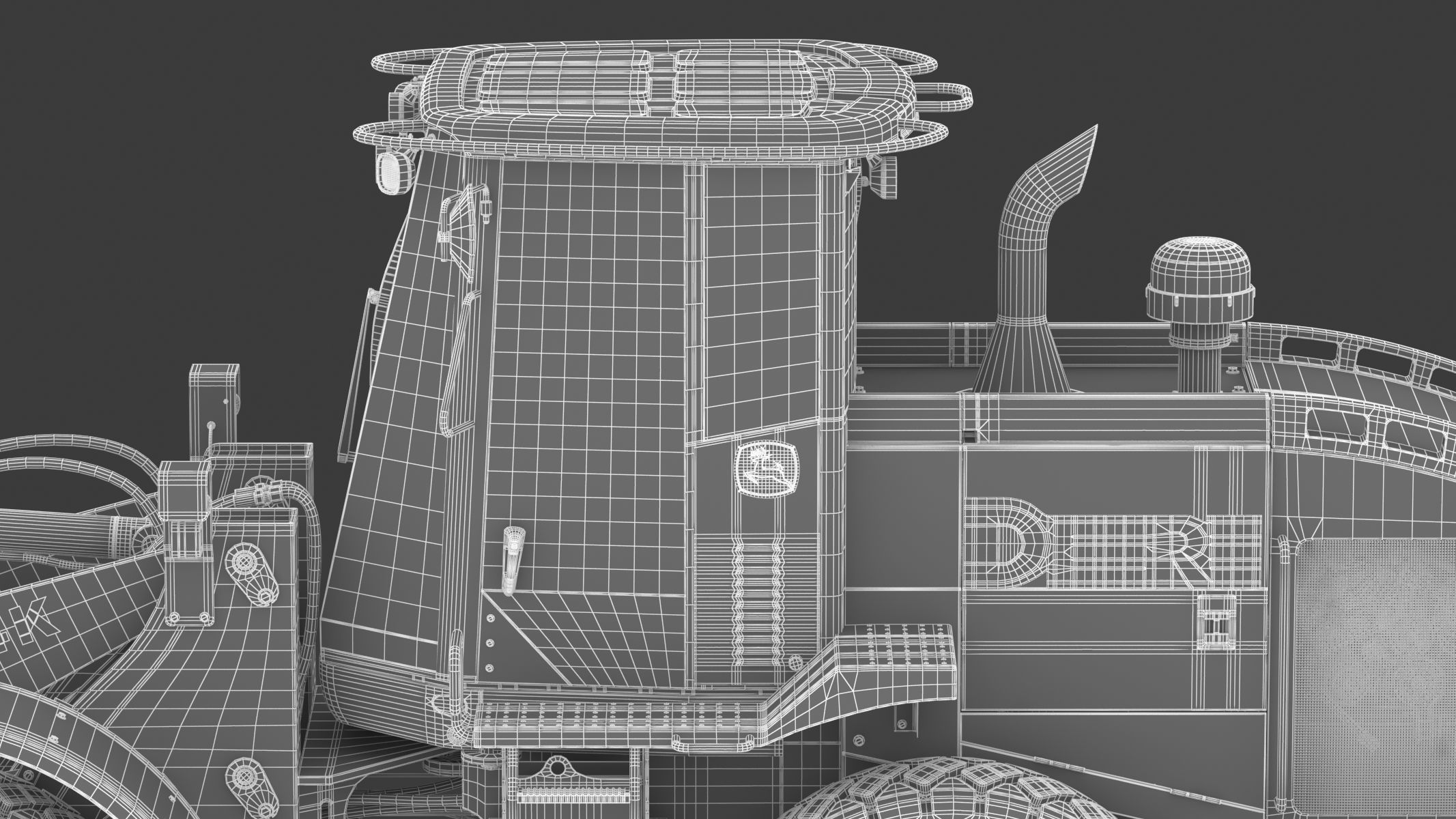 John Deere 644K Loader With WL-SDB Bucket 3D model_35