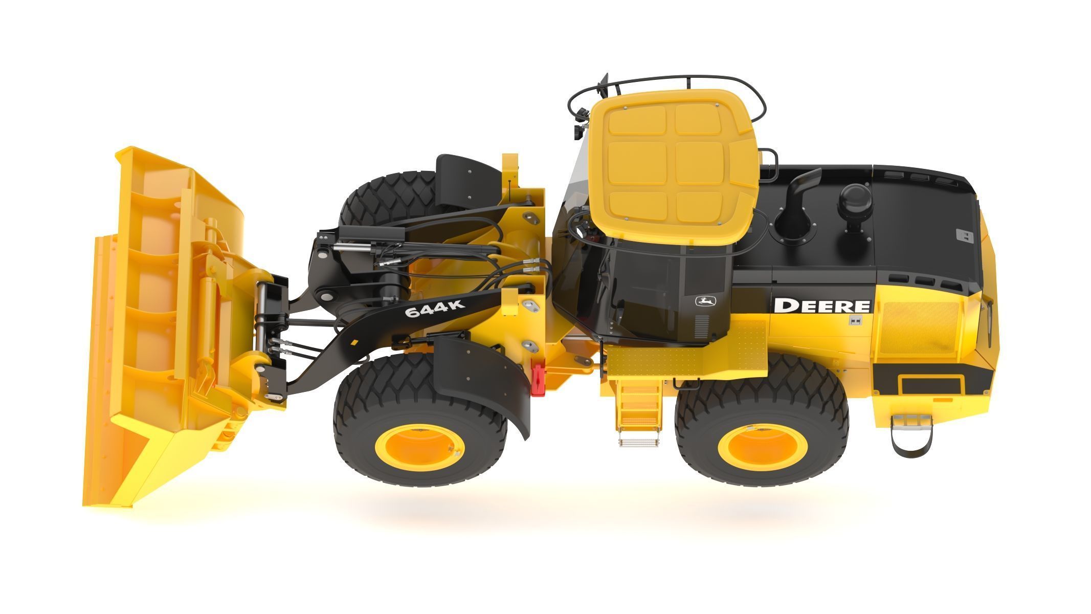 John Deere 644K Loader With WL-SDB Bucket 3D model_8