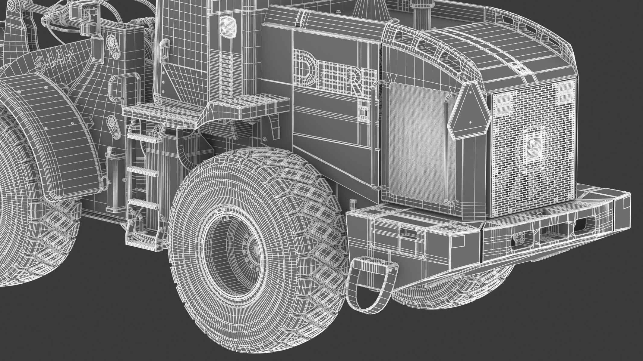 John Deere 644K Loader With WL-SDB Bucket 3D model_41