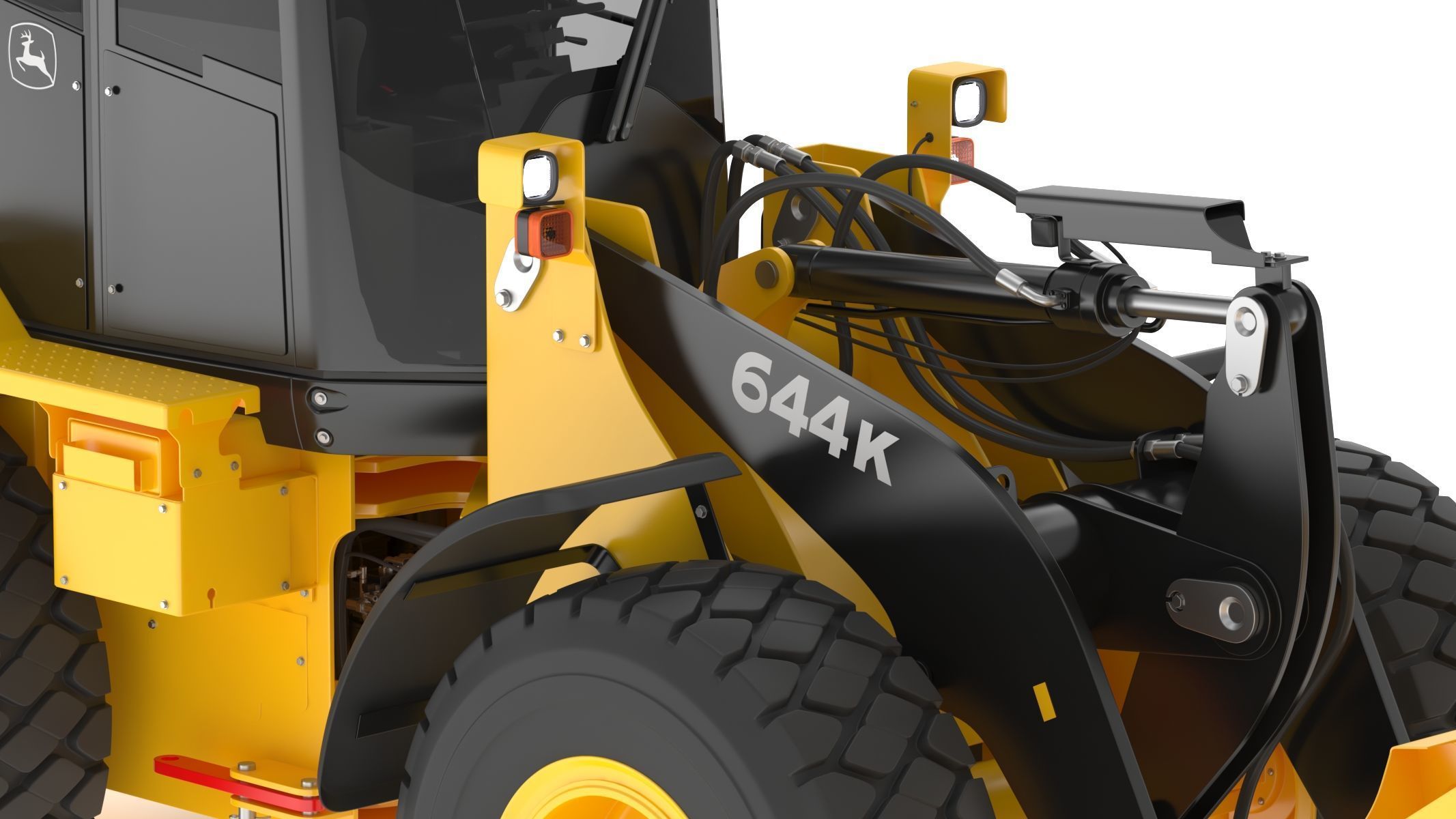 John Deere 644K Loader With WL-SDB Bucket 3D model_21