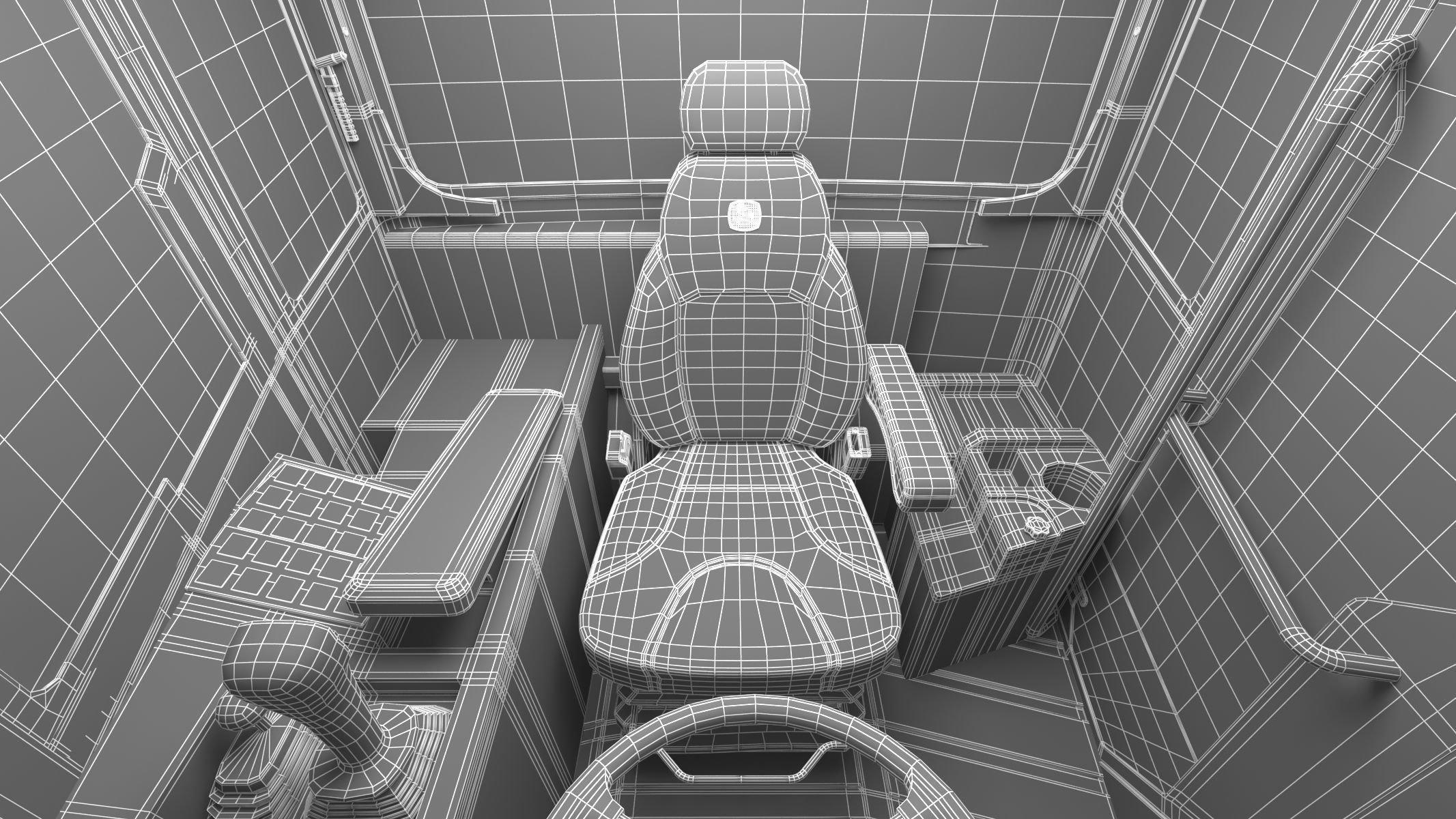 John Deere 644K Loader With WL-SDB Bucket 3D model_38