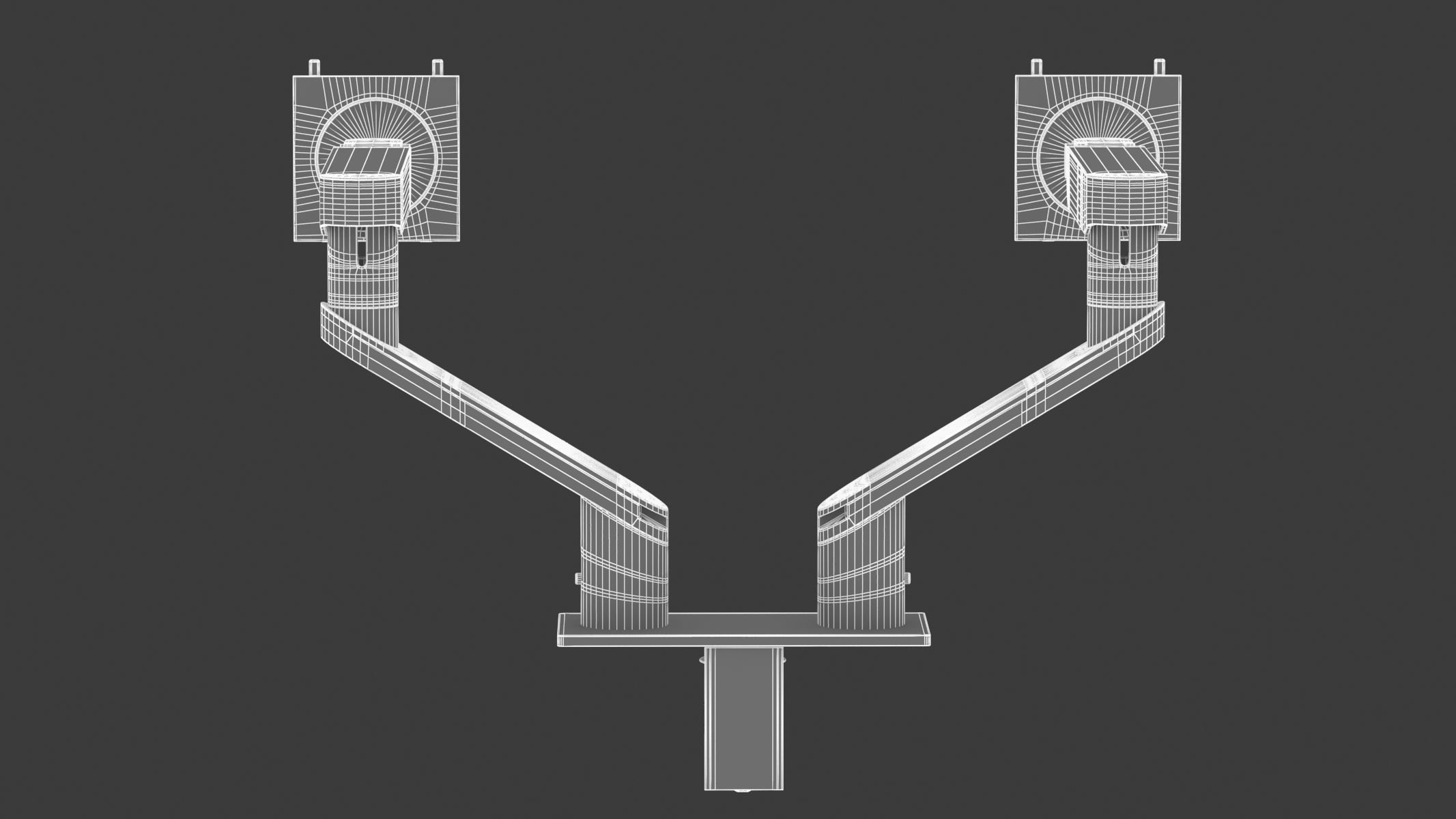 Dell Dual Monitor Arm MDA20 3D model_16