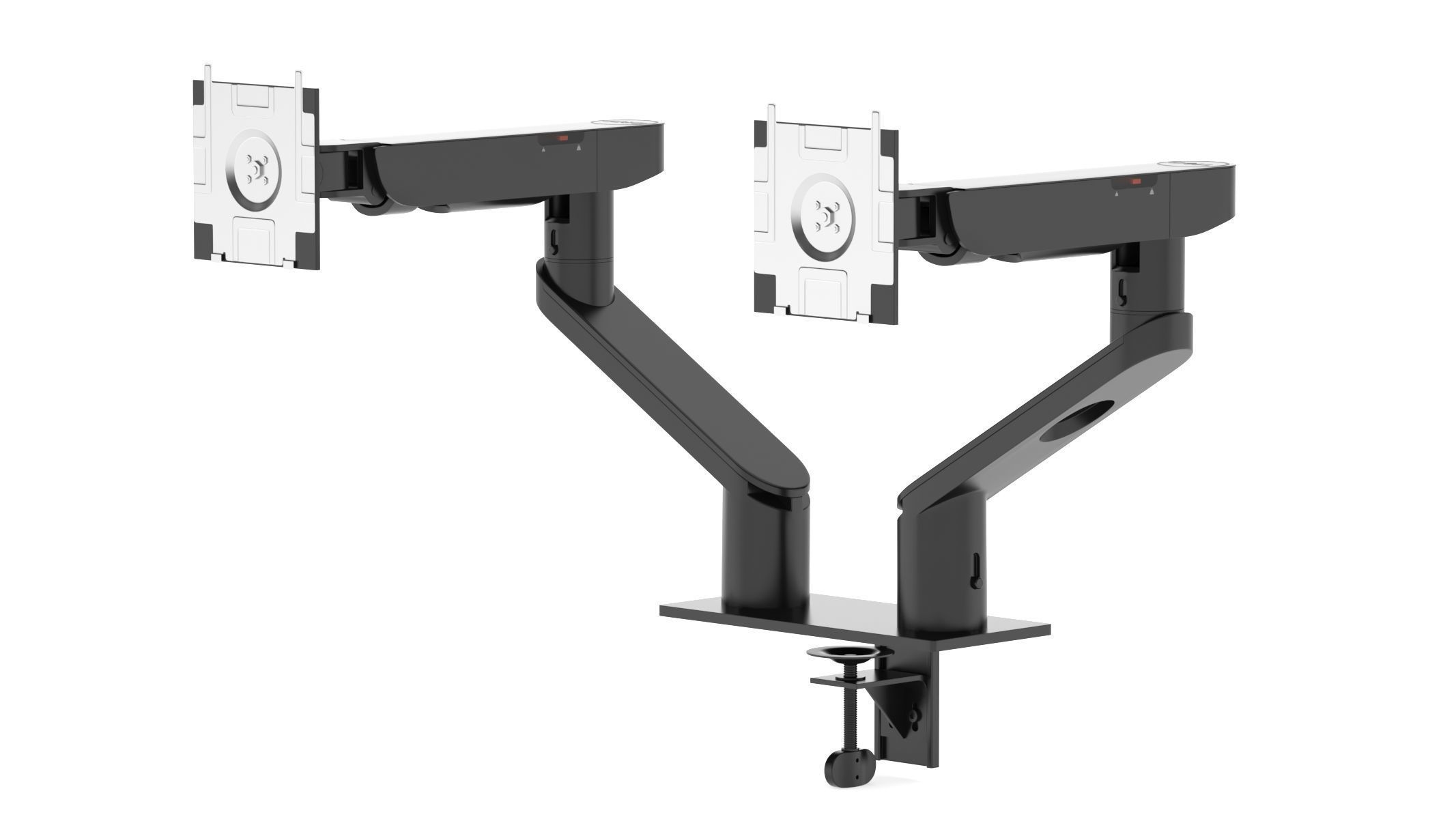 Dell Dual Monitor Arm MDA20 3D model_1