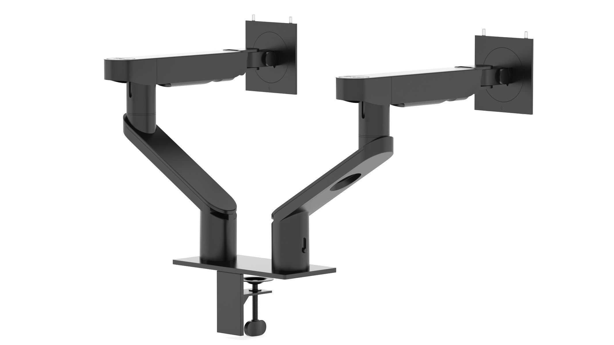 Dell Dual Monitor Arm MDA20 3D model_4