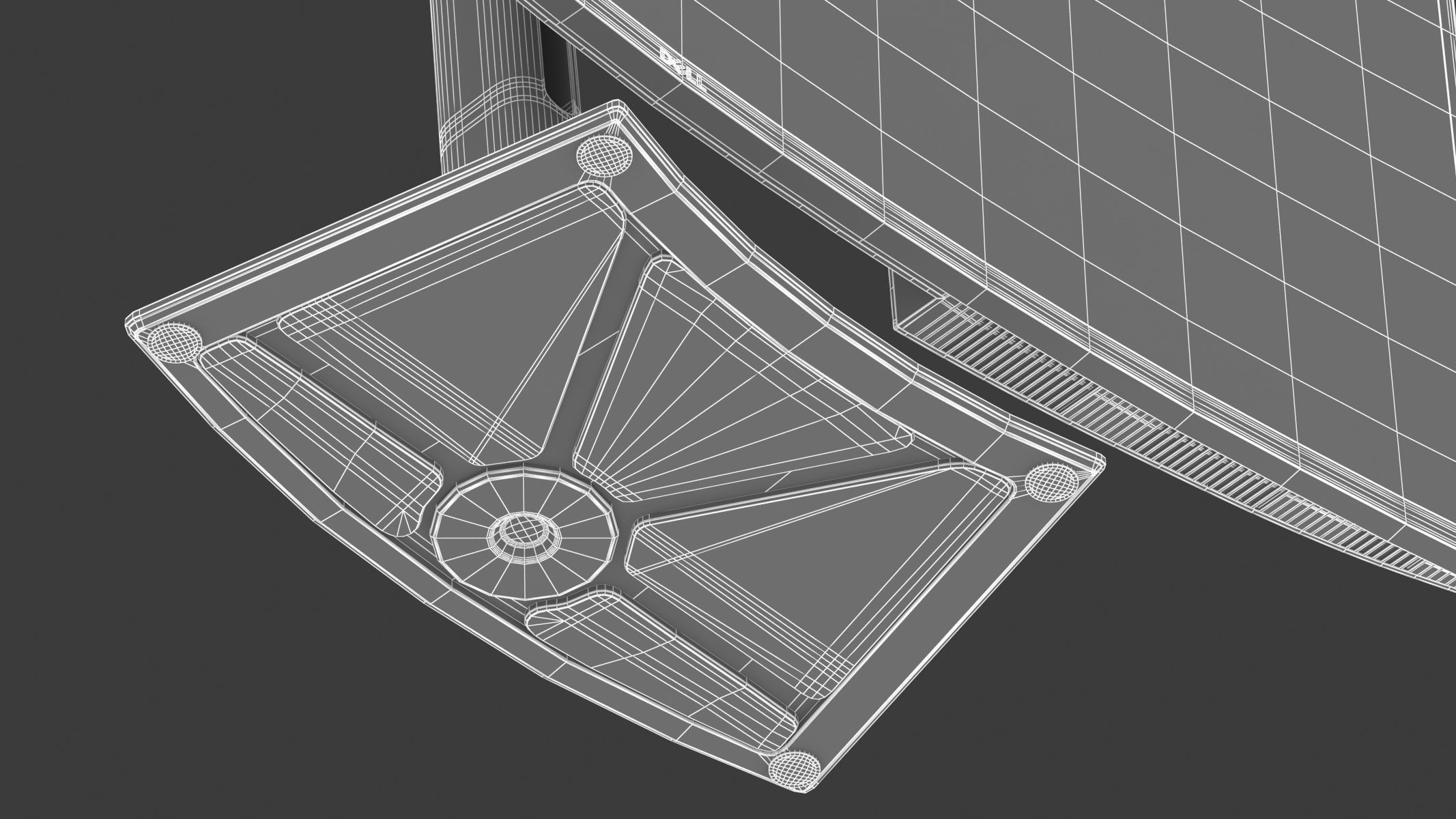 Dell UltraSharp 40 Curved Thunderbolt Hub Monitor U4025QW 3D model_40