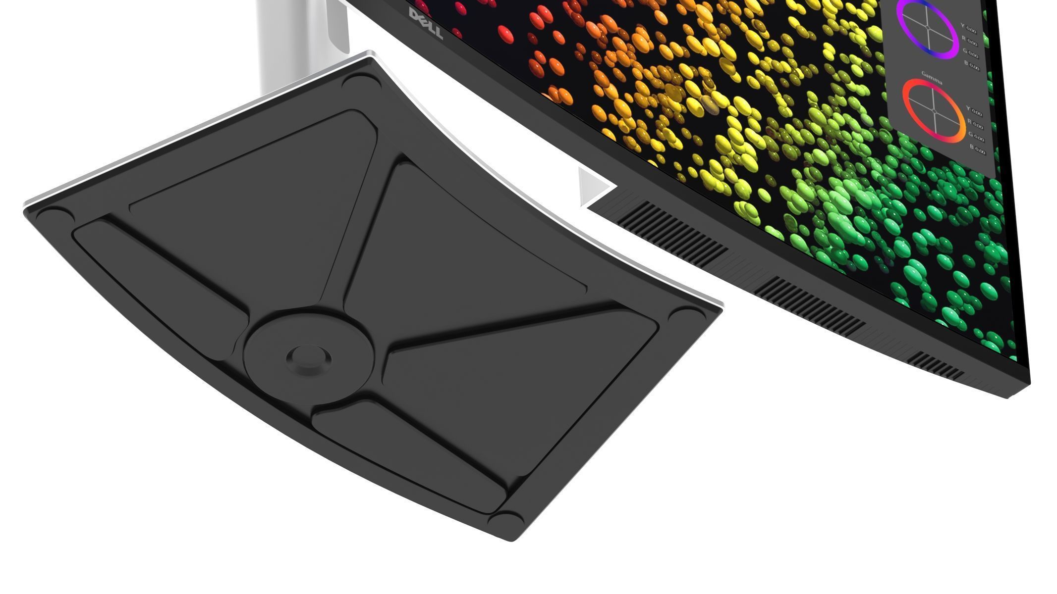 Dell UltraSharp 40 Curved Thunderbolt Hub Monitor U4025QW 3D model_9