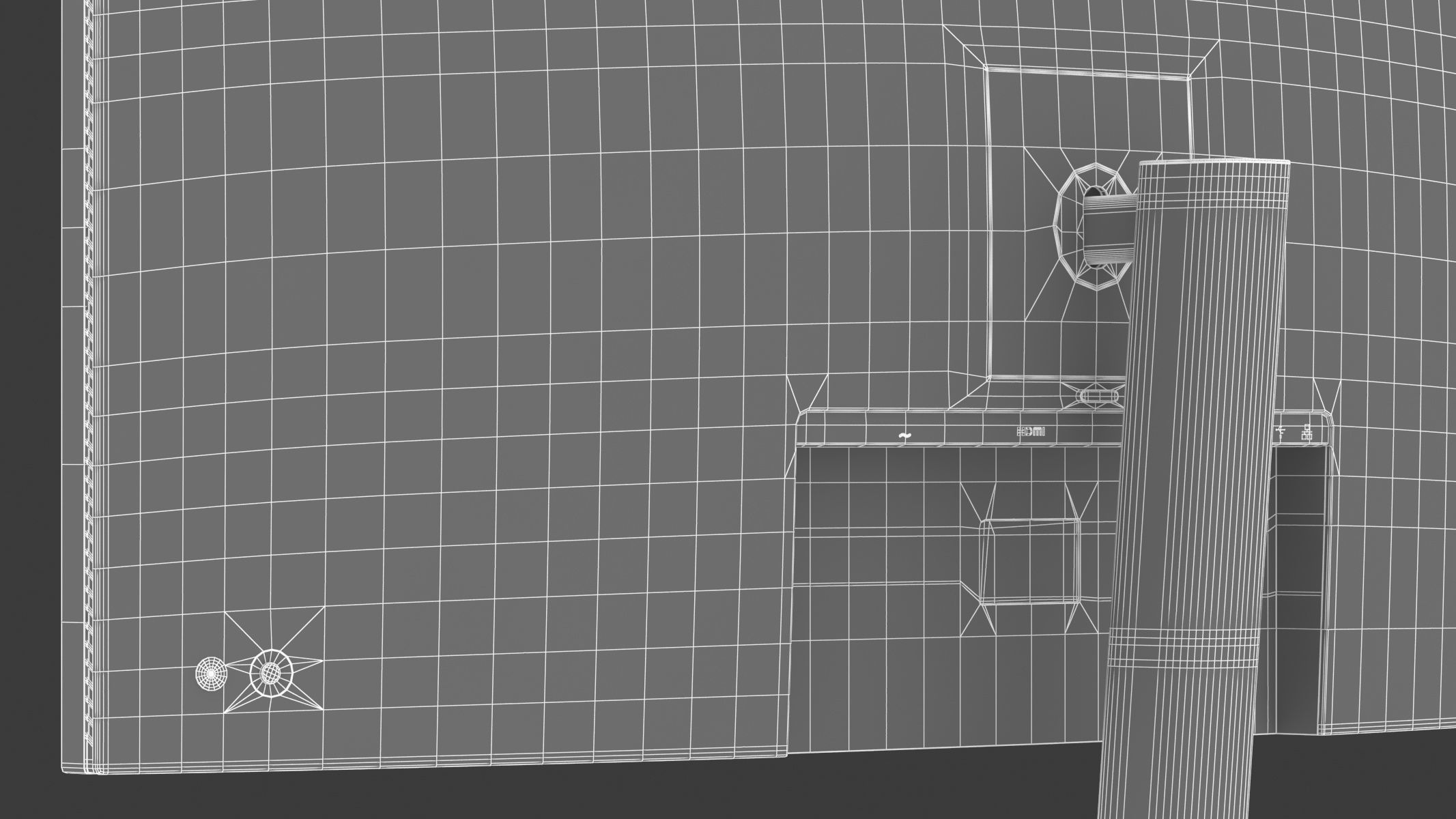 Dell UltraSharp 40 Curved Thunderbolt Hub Monitor U4025QW 3D model_36