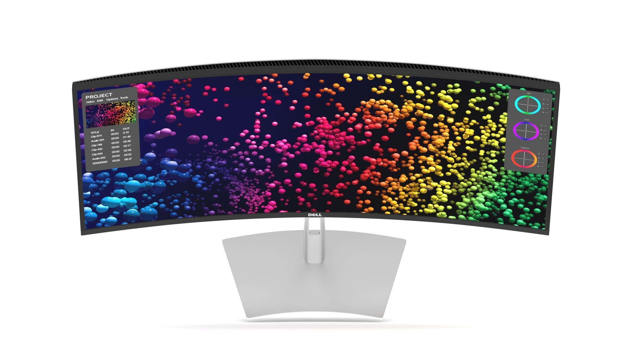 Dell UltraSharp 40 Curved Thunderbolt Hub Monitor U4025QW 3D model_4