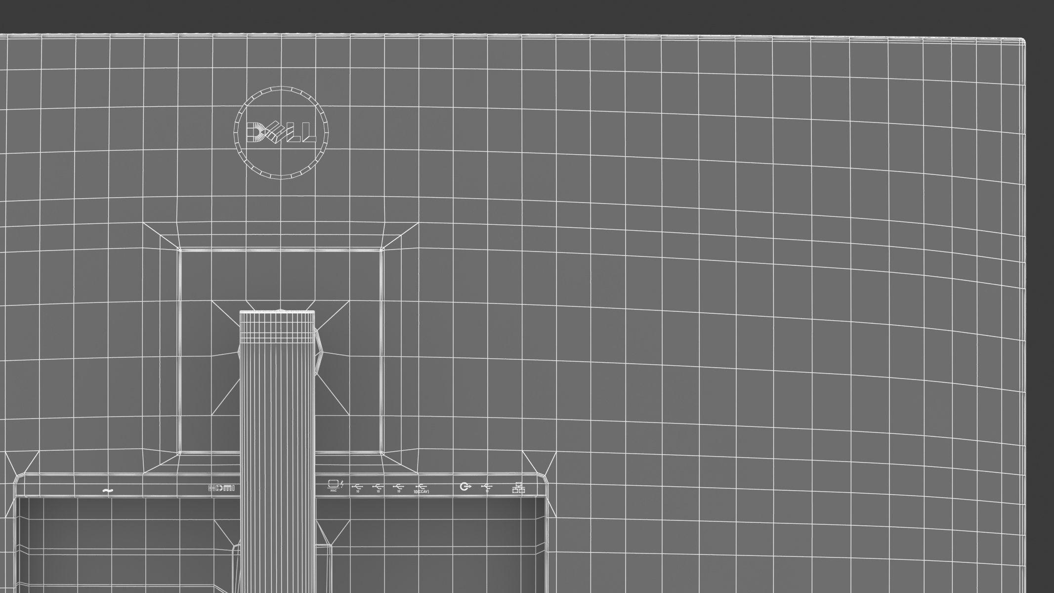 Dell UltraSharp 40 Curved Thunderbolt Hub Monitor U4025QW 3D model_35