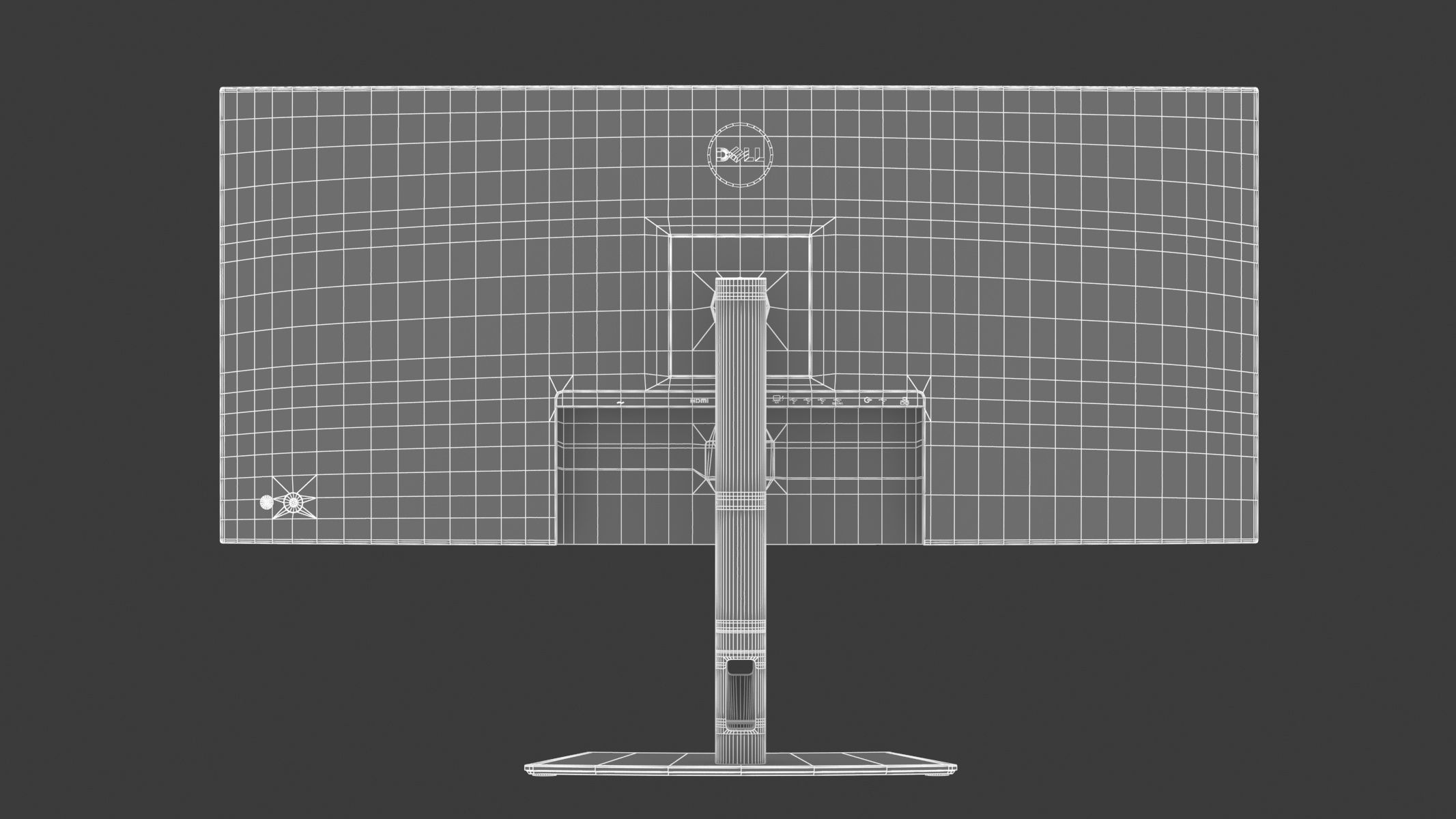 Dell UltraSharp 40 Curved Thunderbolt Hub Monitor U4025QW 3D model_27
