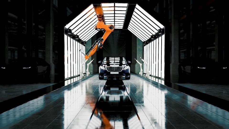 Car factory 3D model_5