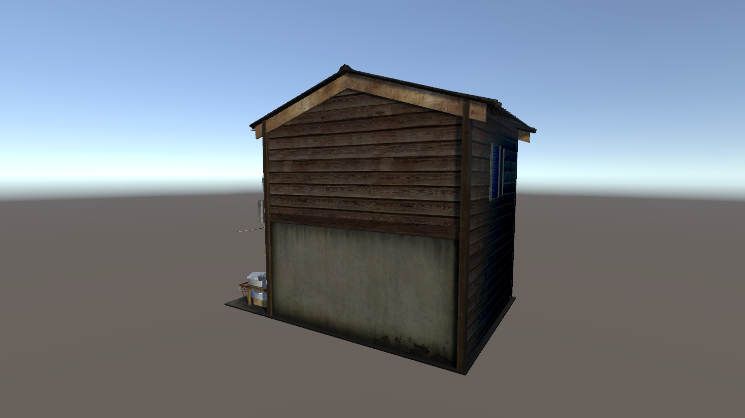 Japanese Tradition Store Unity Ready Low-poly 3D model_2