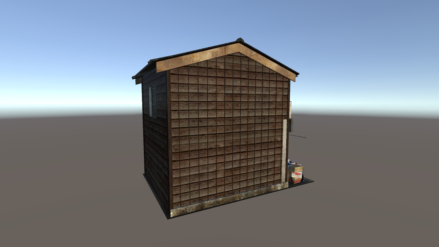 Japanese Tradition Store Unity Ready Low-poly 3D model_4