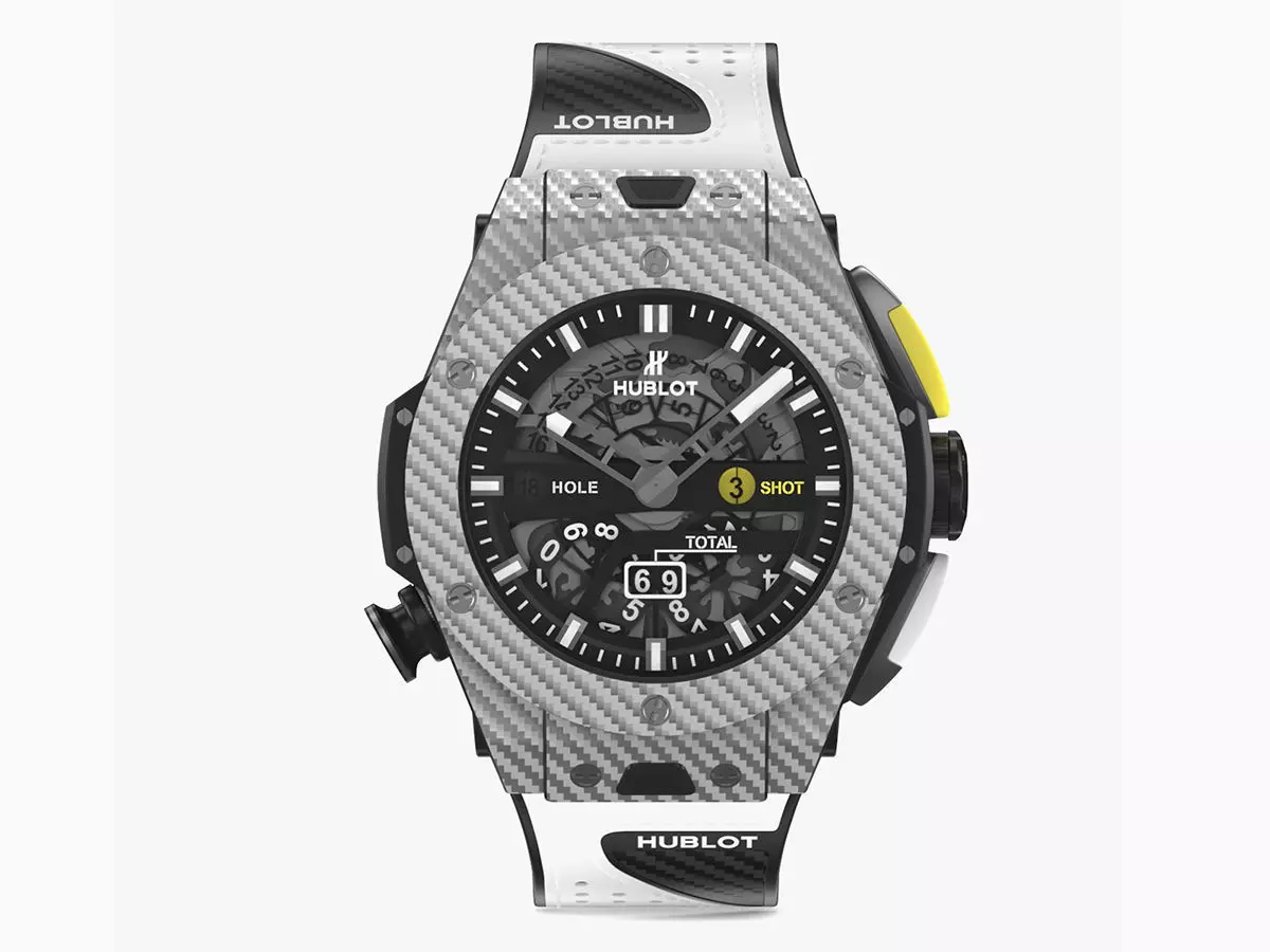 Hublot Big Bang Unico 45mm Golf Silver Luxury Watch 3D model_0