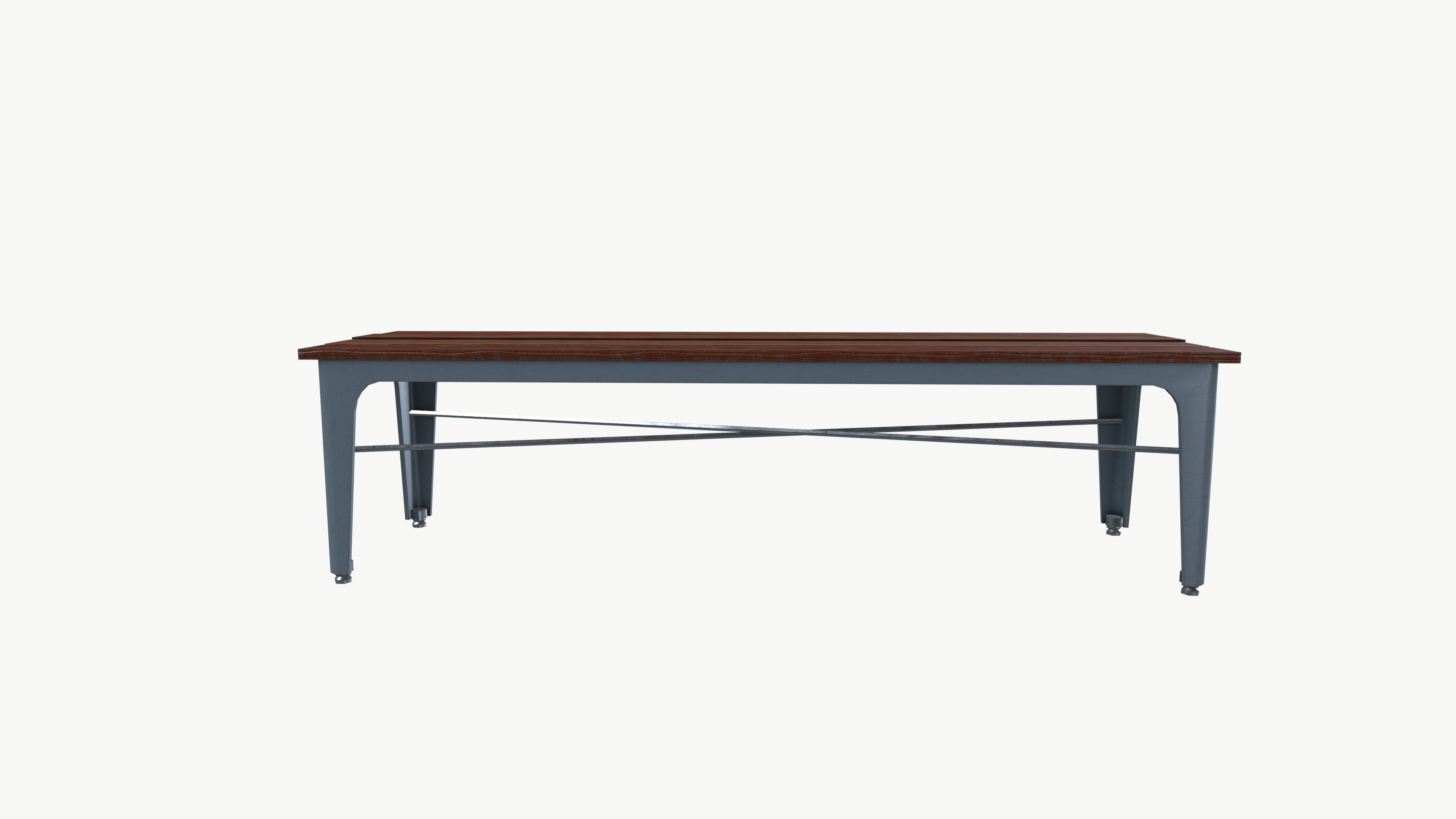 Hipster bench 3D model_6