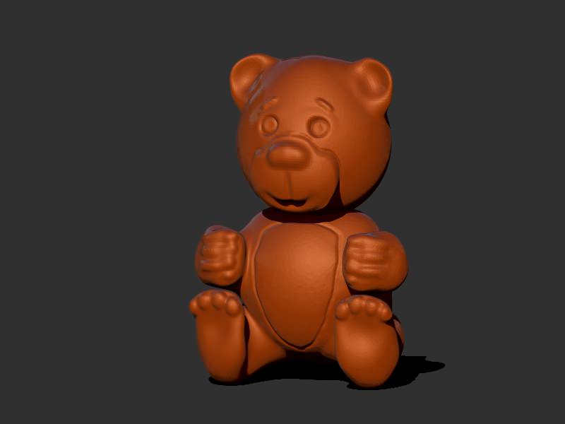 Teddy Bear 3D print model_2