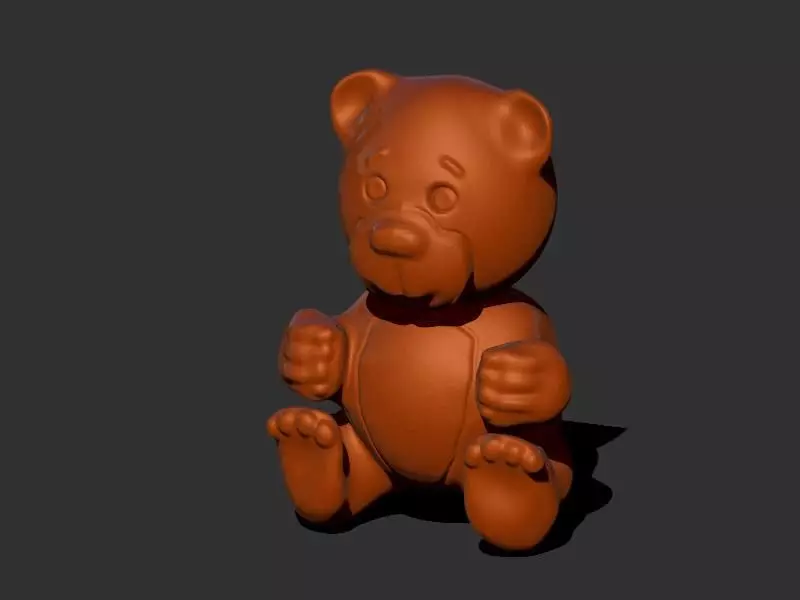 Teddy Bear 3D print model_0